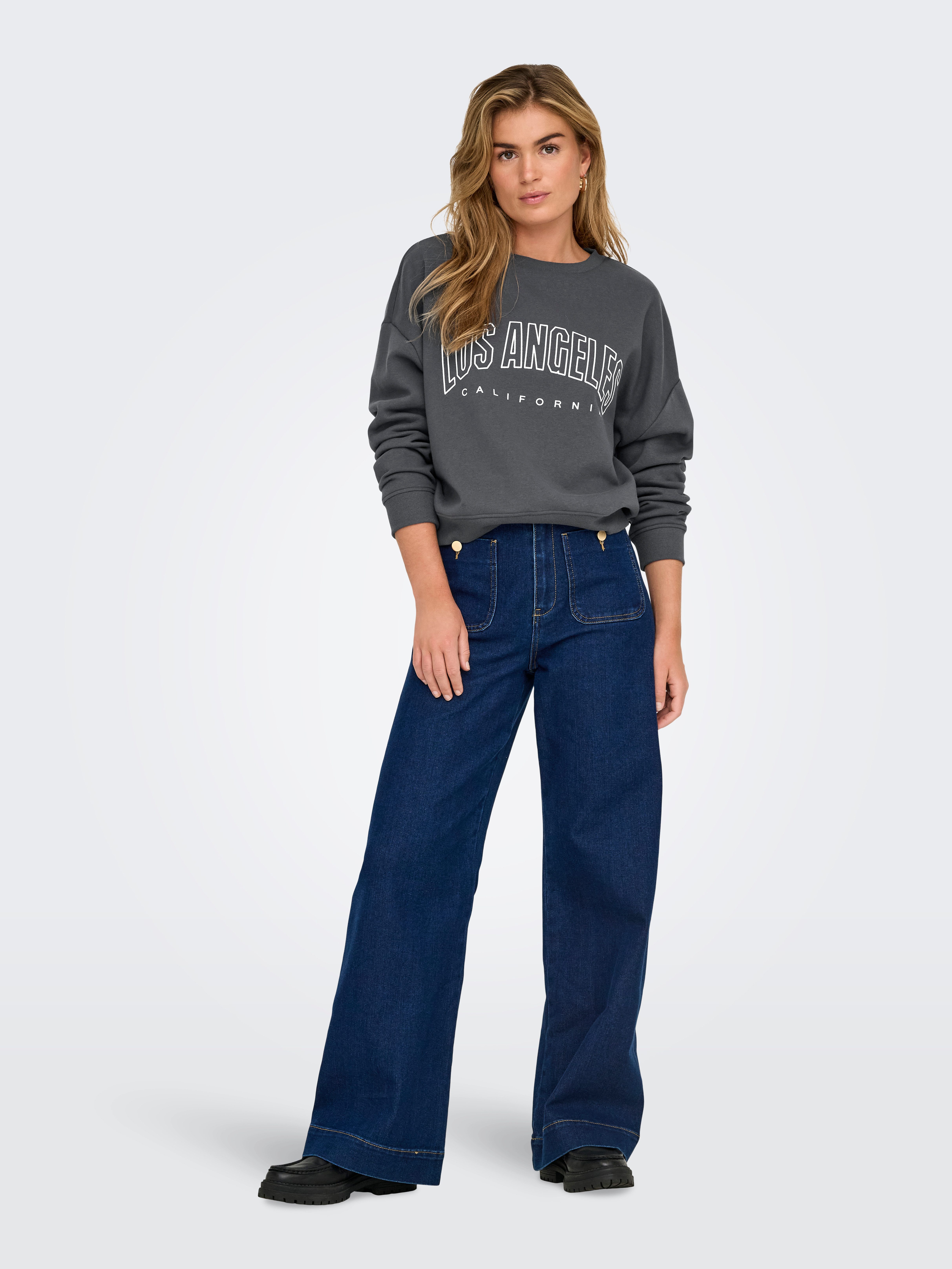 ONLY Sweatshirt ONLSWEAT L/S CREW OVERSIZE STATE SWT
