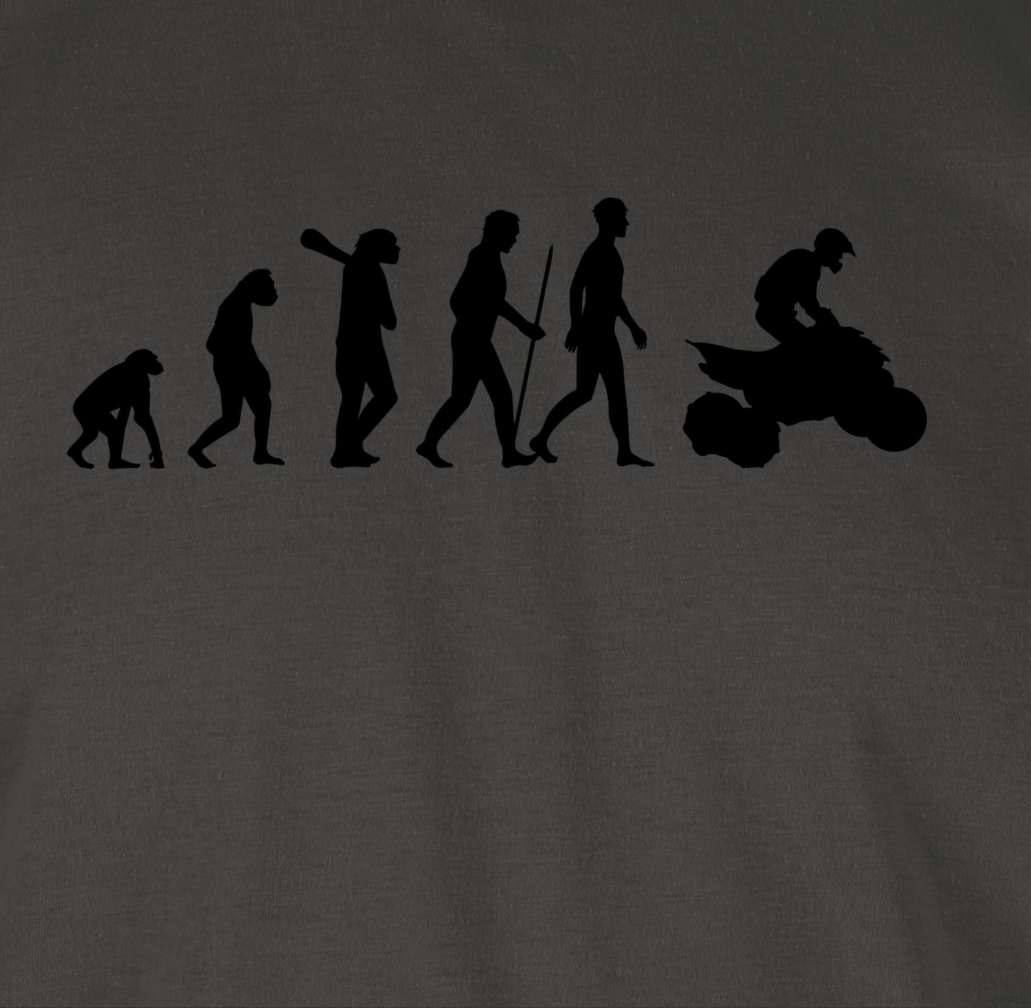 Outfit Dunkelgrau Quad Evolution T-Shirt Evolution Shirtracer 1