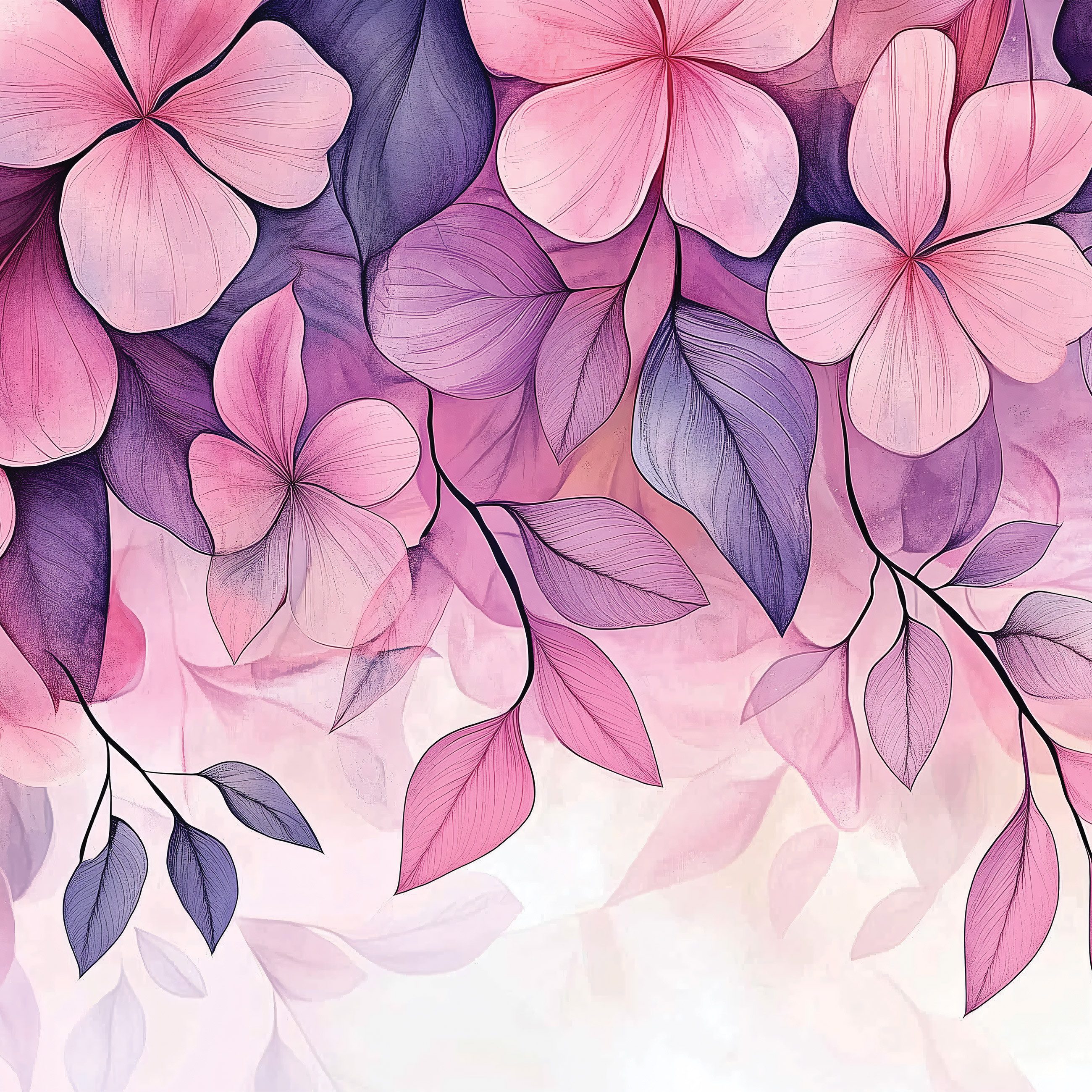 Wallarena Fototapete Natur Rosa Blumen Vlies Tapete Wohnzimmer Schlafzimmer günstig online kaufen