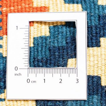 Wollteppich Kelim - Oriental quadratisch - 103 x 100 cm - beige, morgenland, quadratisch, Höhe: 6 mm, Wohnzimmer, Einzelstück