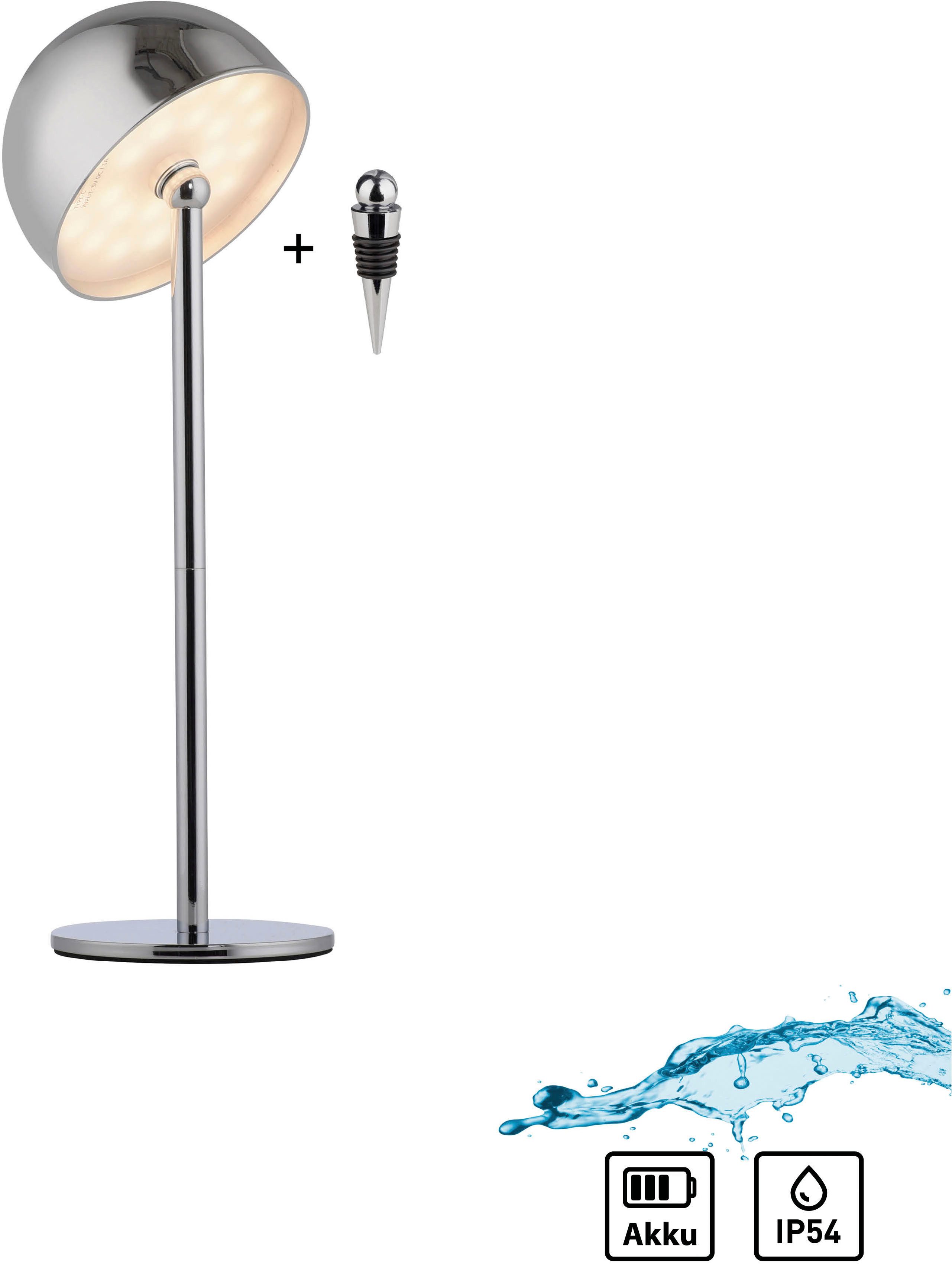 my home Tischleuchte Akku Tischleuchte Hesper Indoor Outdoor, magnetischer günstig online kaufen