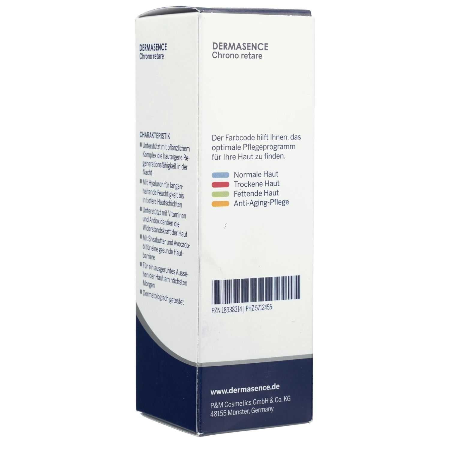 Medicos Kosmetik Nachtcreme DERMASENCE Chrono retare Anti-Aging-Nachtpflege