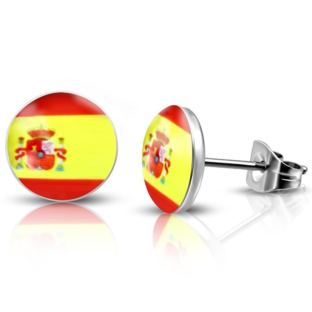 Ohrstecker-Set Ohrstecker Spanien Silber aus Edelstahl Unisex
