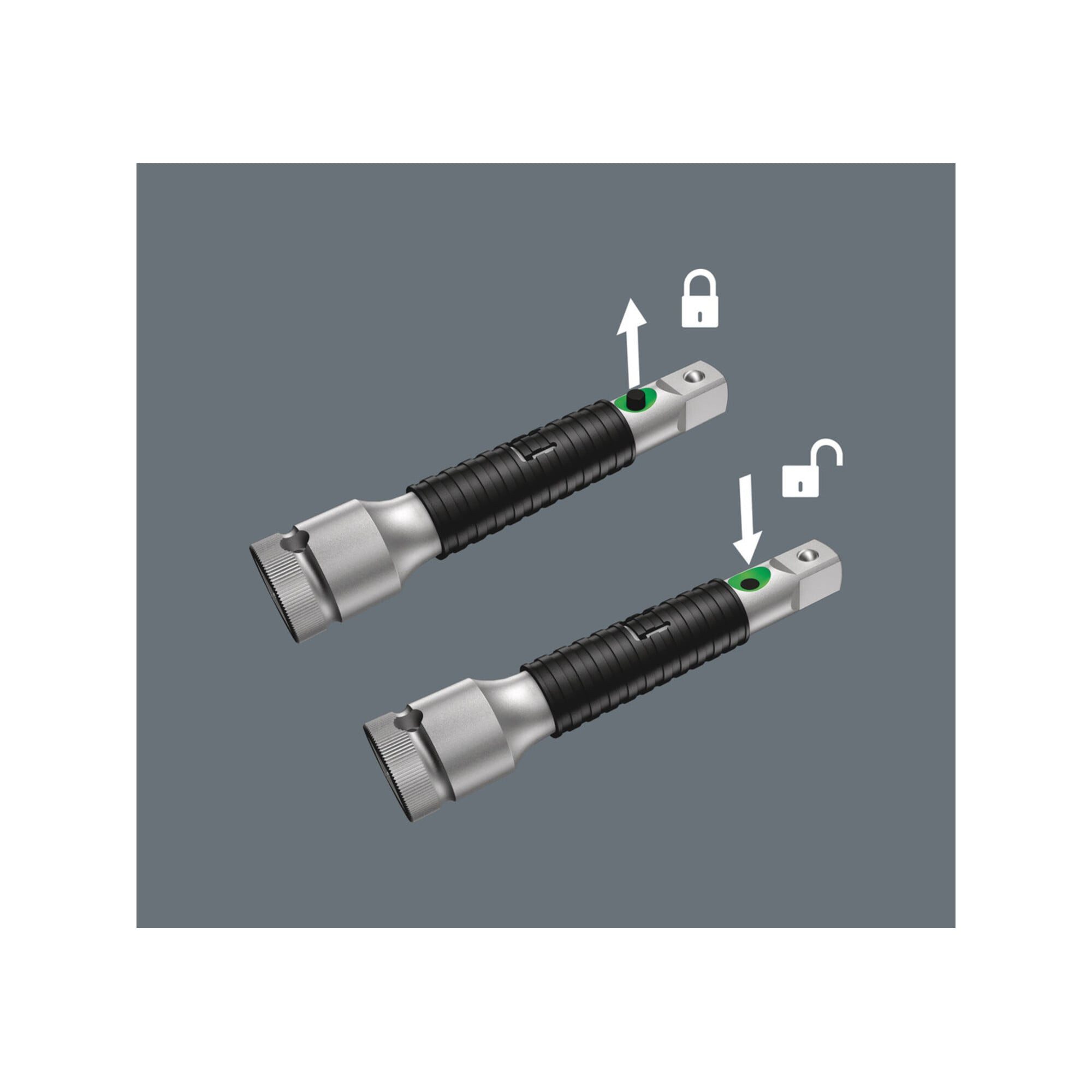 Wera Stecknuss Wera 8796 SA Zyklop-Verlängerung "flexible-lock" mit Schnelldrehhülse