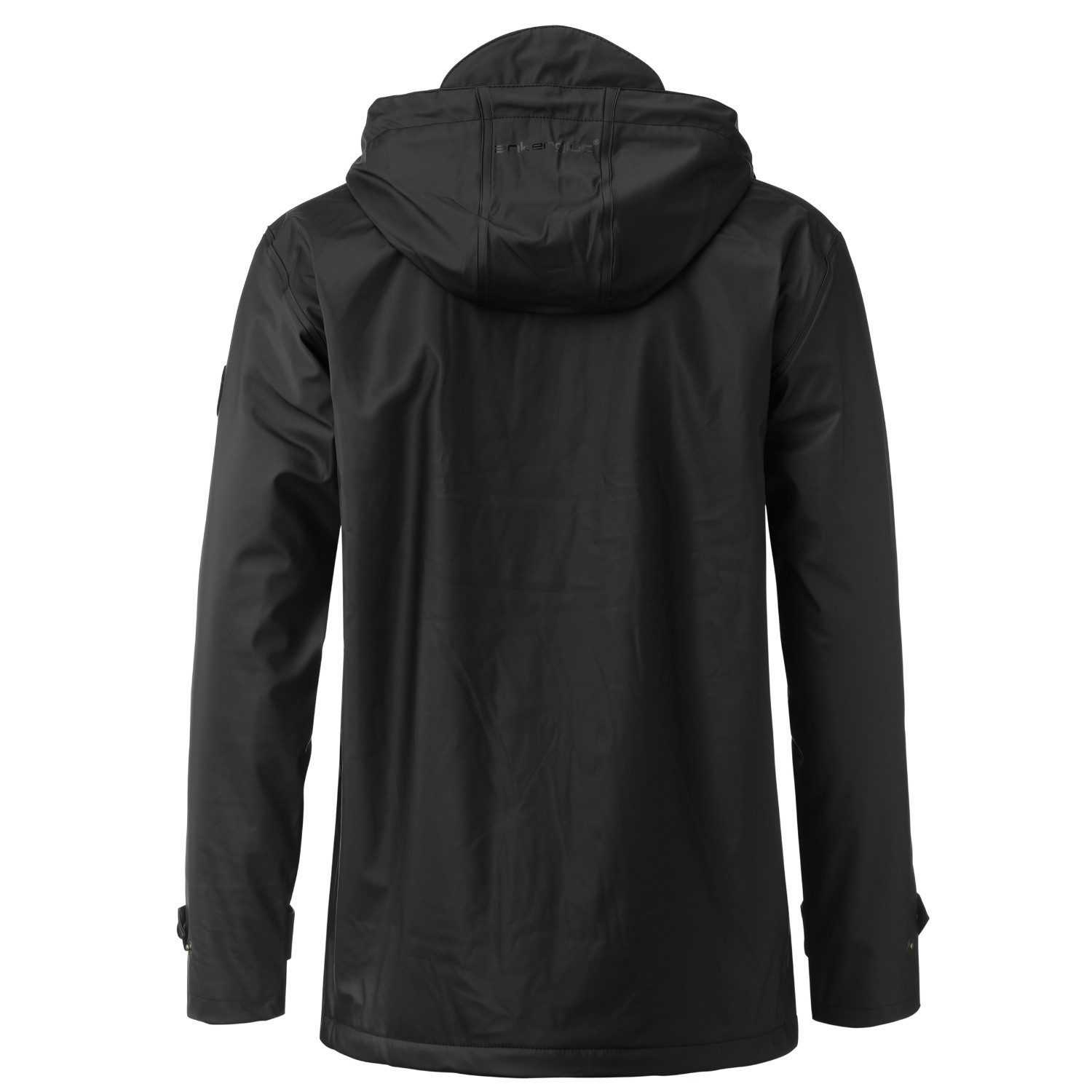 ankerglut Funktionsjacke Ankerglut Frost Herren Regenjacke Friesennerz gefüttert Gefütterte wasserdichte Herren-Regenjacke mit maritimem Look