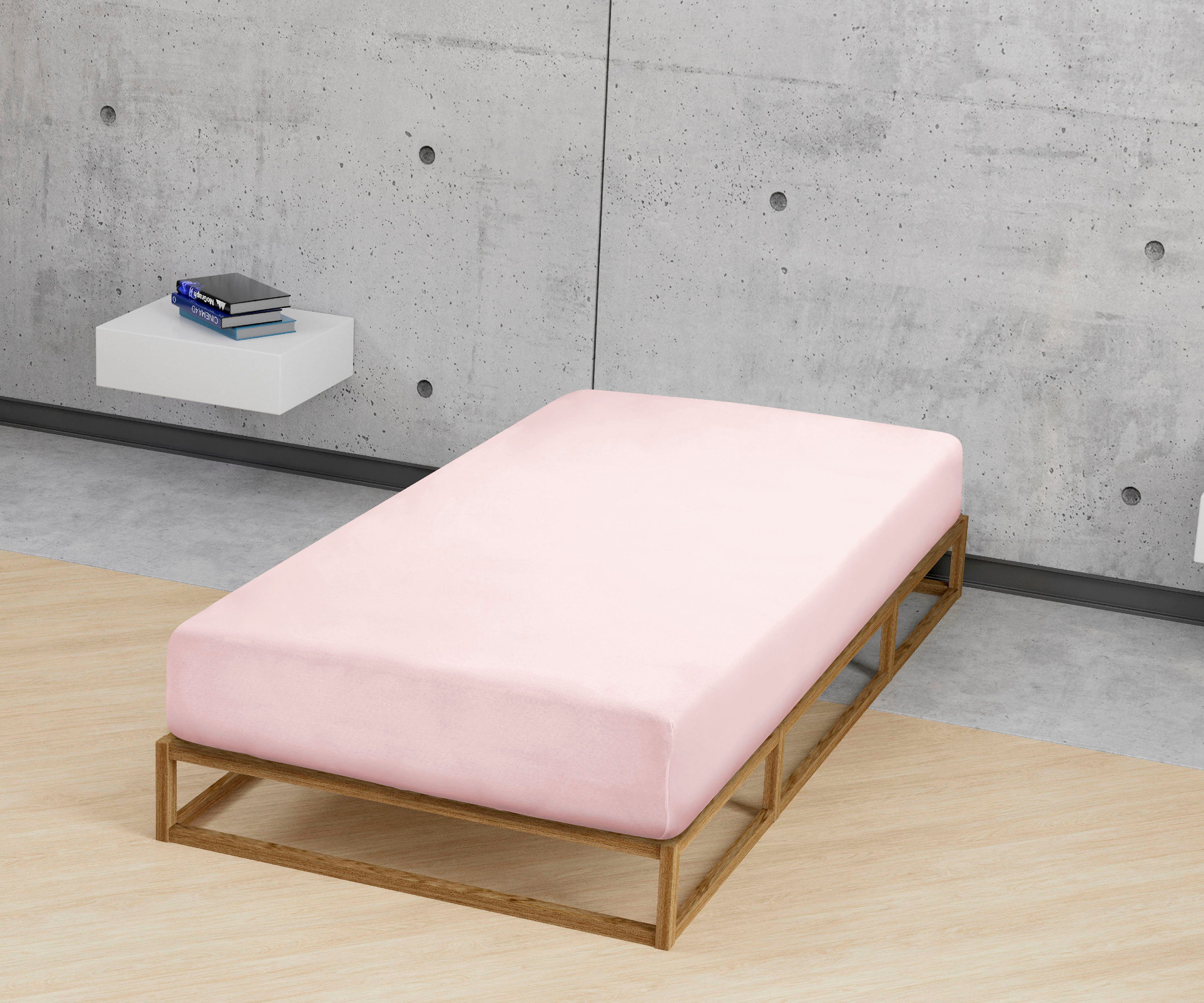 Biberna Spannbettlaken Marc, Jersey, Gummizug: rundum, (1 Stück), aus Baumw günstig online kaufen