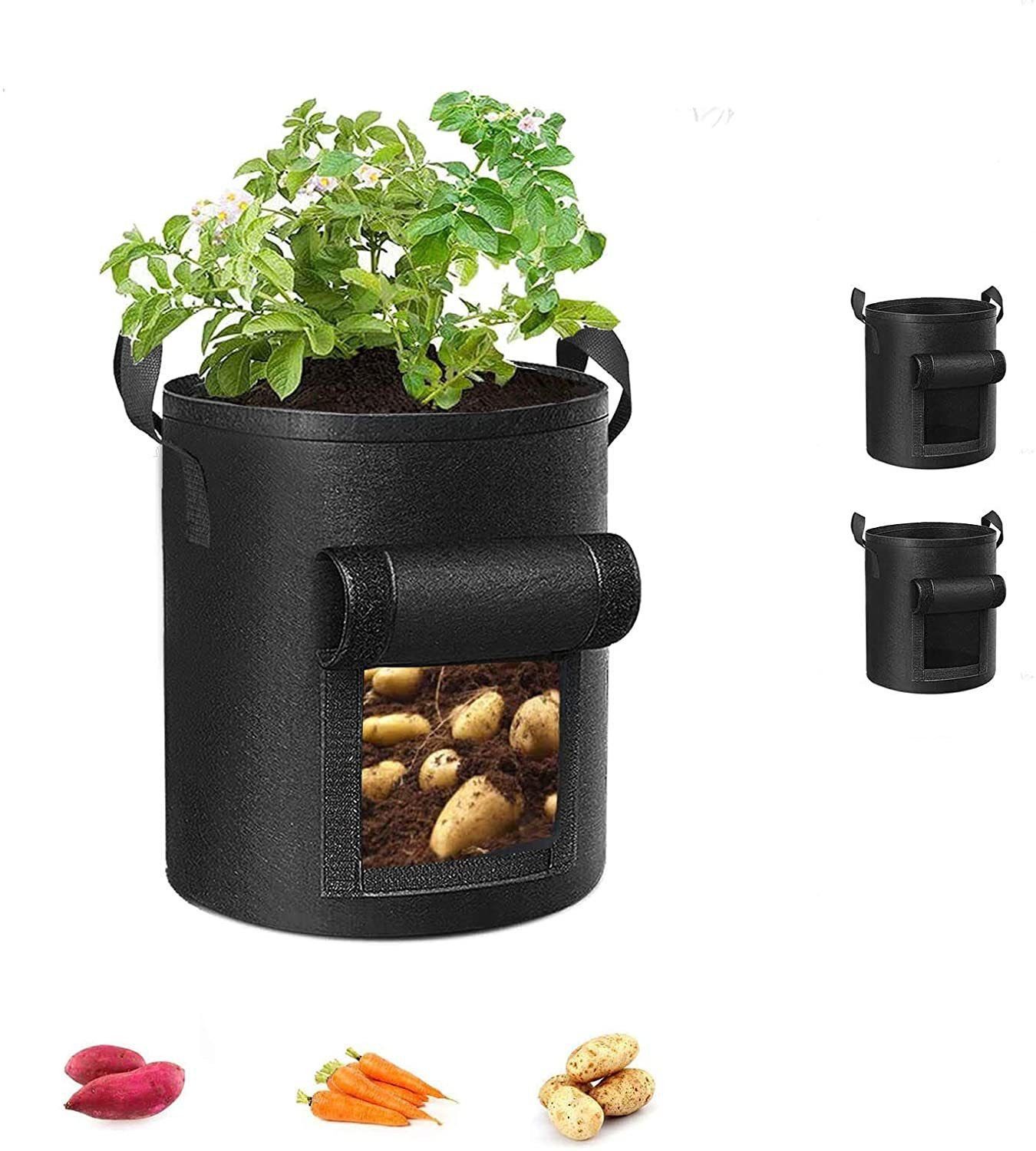 XDeer Pflanzkübel Pflanztasche,2/5x Kartoffel Pflanzsack,Grow Bag günstig online kaufen