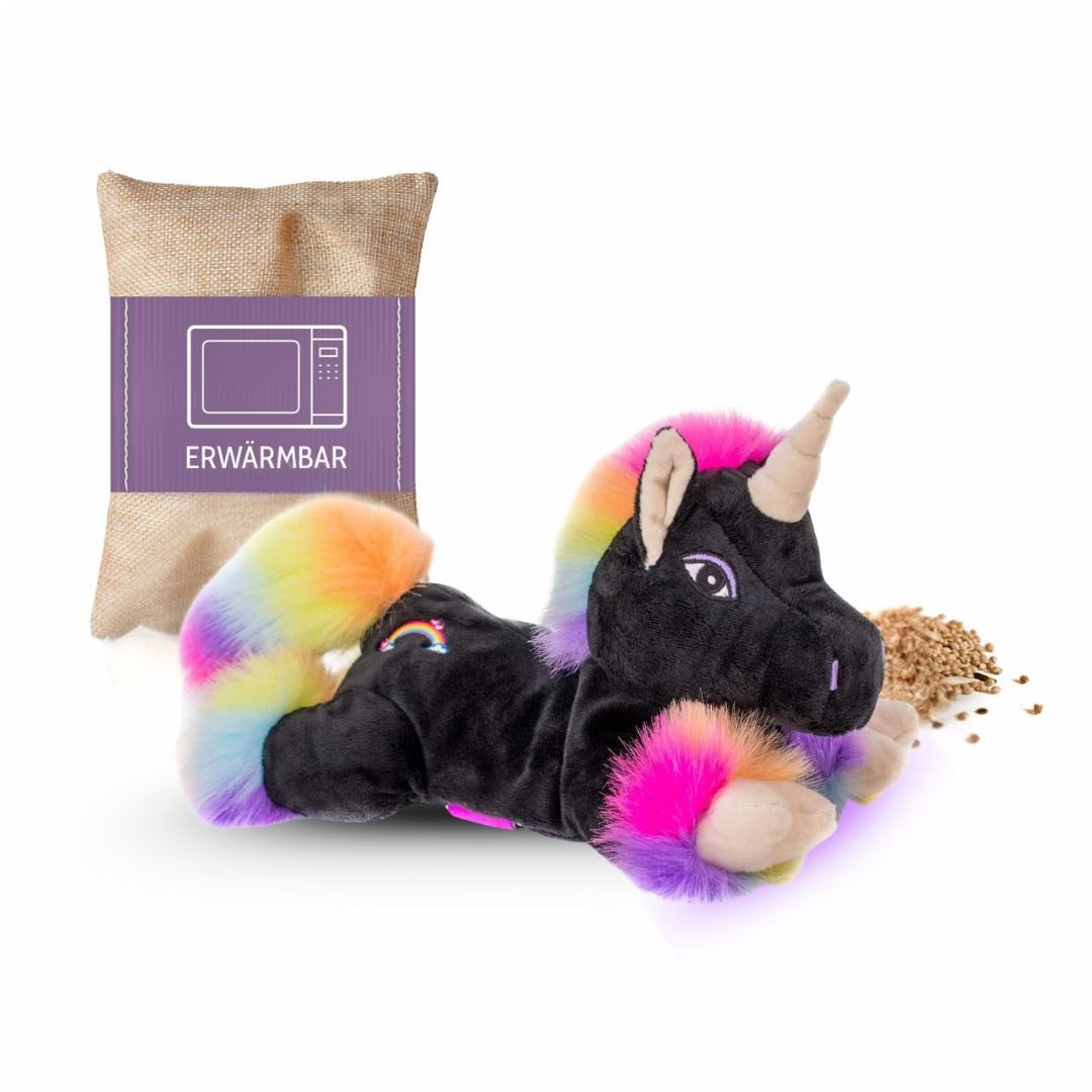 Habibi Plush Wärmekissen Habibi Plush Premium Wärmekissen-Stofftier Einhorn