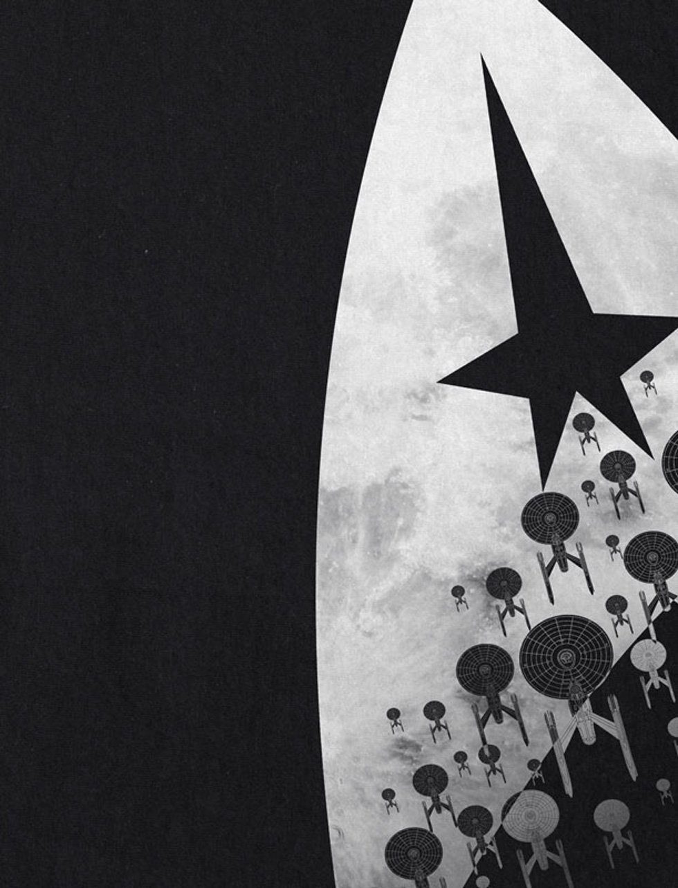 style3 T-Shirt Starfleet Enterprise star voyager raumschiff trek sternenflo günstig online kaufen