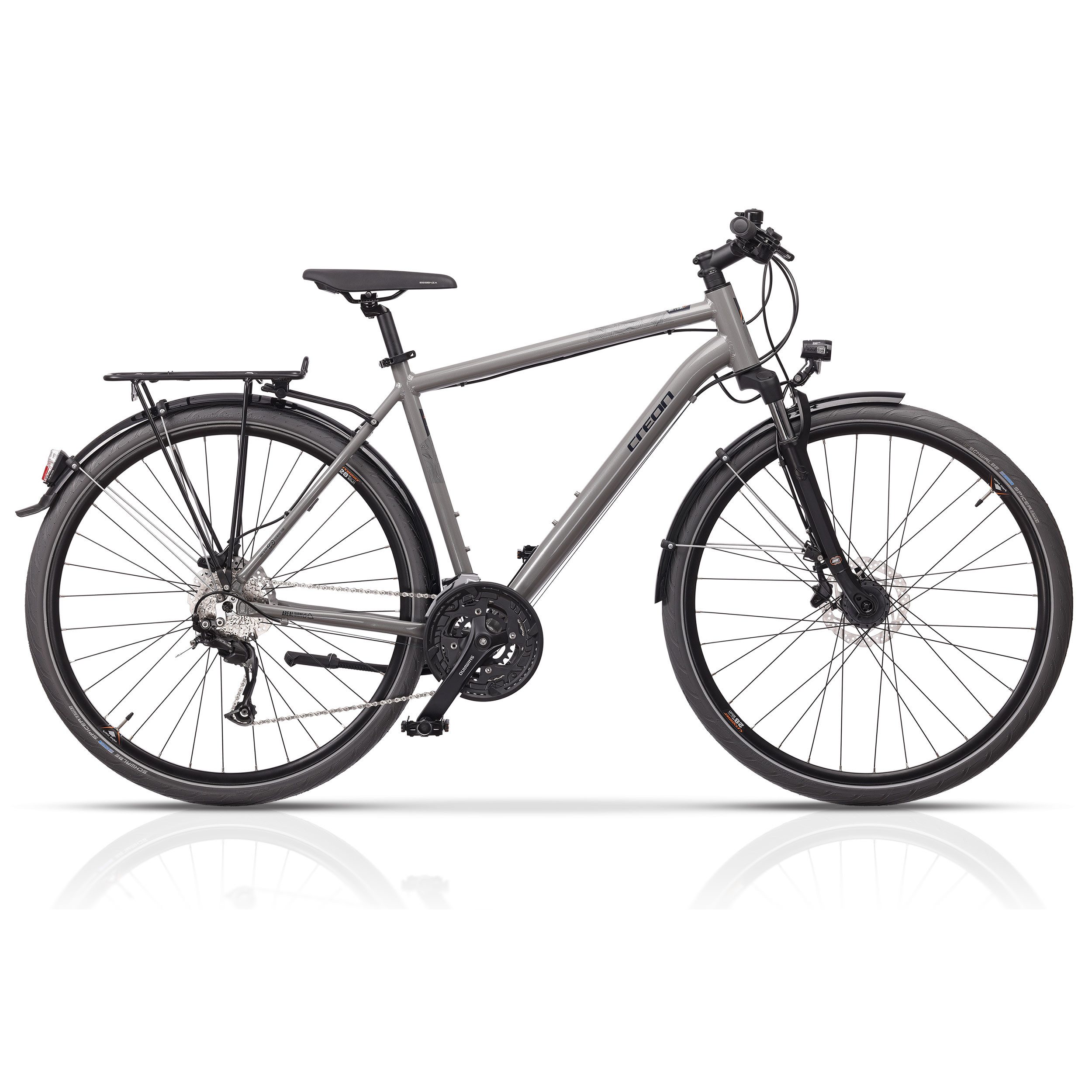 Airtracks Trekkingrad 28 Zoll Herren Trekking Fahrrad AREAL DB, 24 Gang Shimano, Kettenschaltung, (Shimano Alivio RD-M3100 SGS Shadow), Rahmenhöhen 48cm, 52cm, 56cm und 60cm - Mod. 2026