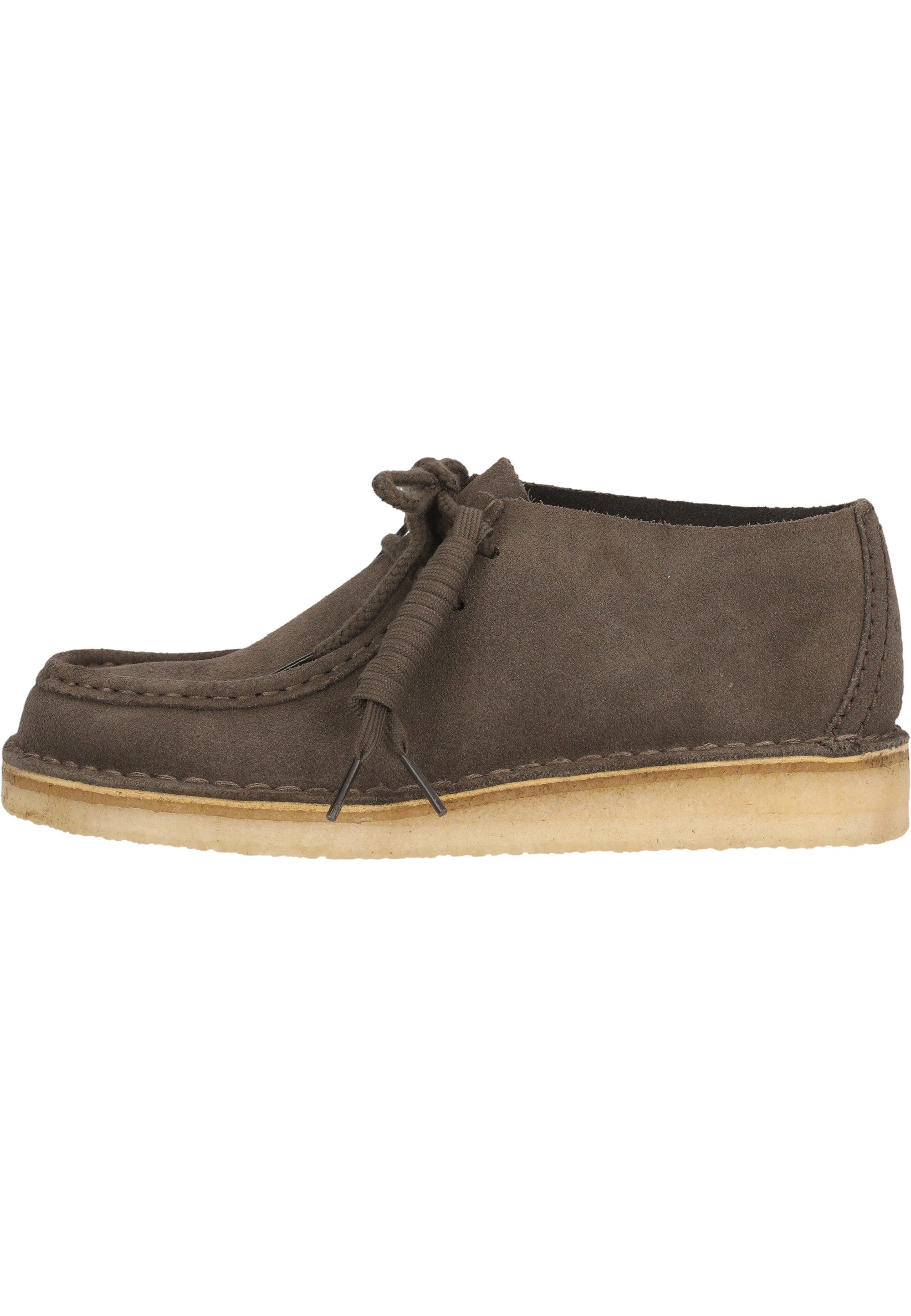 Clarks Desert Nomad Schnürschuh mit raffinierten handgenähten Details