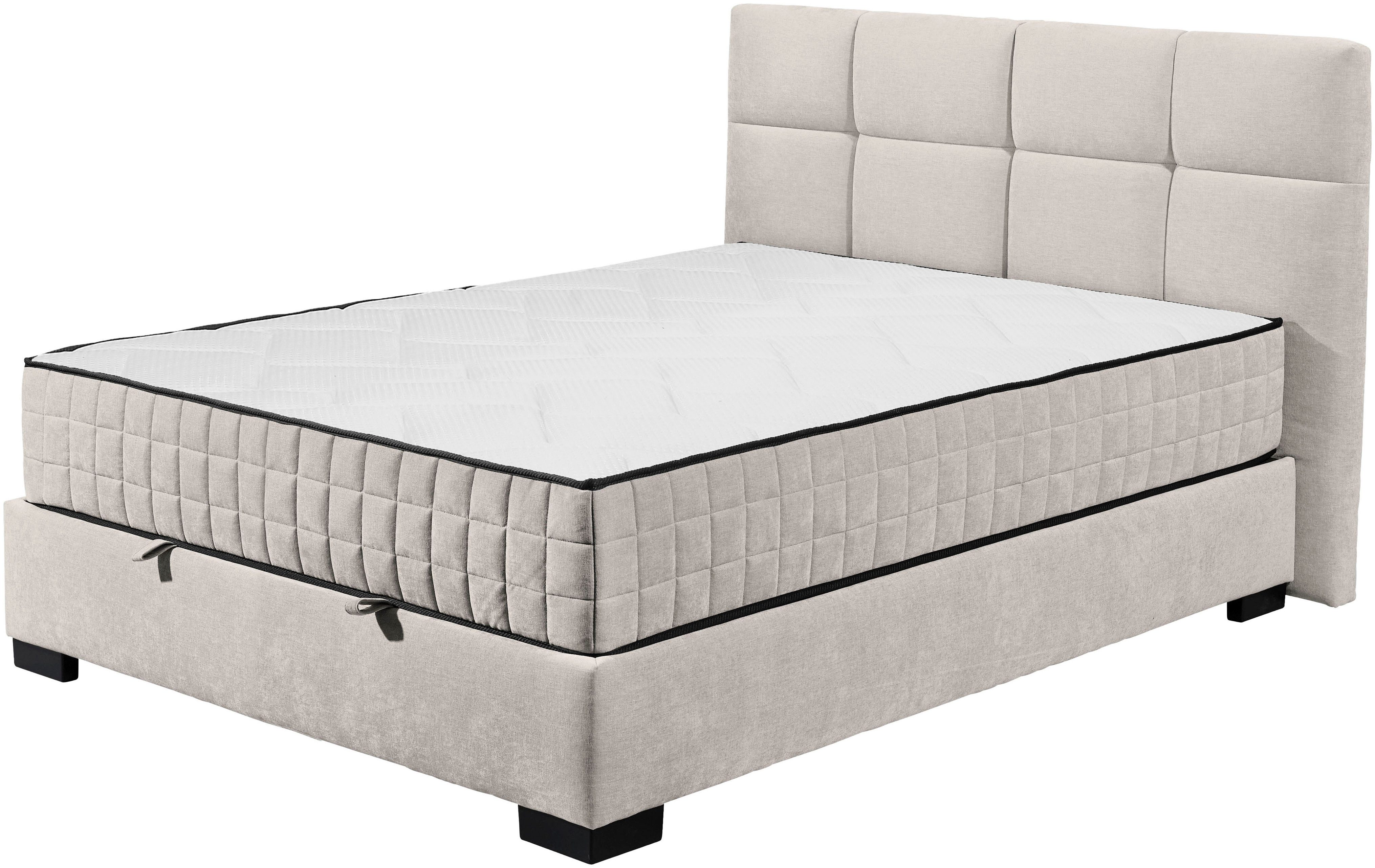 ED EXCITING DESIGN Boxbett Nagol, mit Bettkasten, mit Wendematratze, erhältlich in verschiedenen Breiten