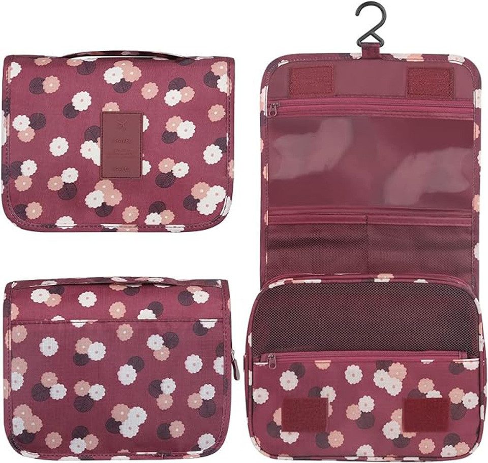Bextsrack Kulturbeutel Aufhängbare Kultur- / Reisetasche für Damen und Herren, wasserabweisendes Material