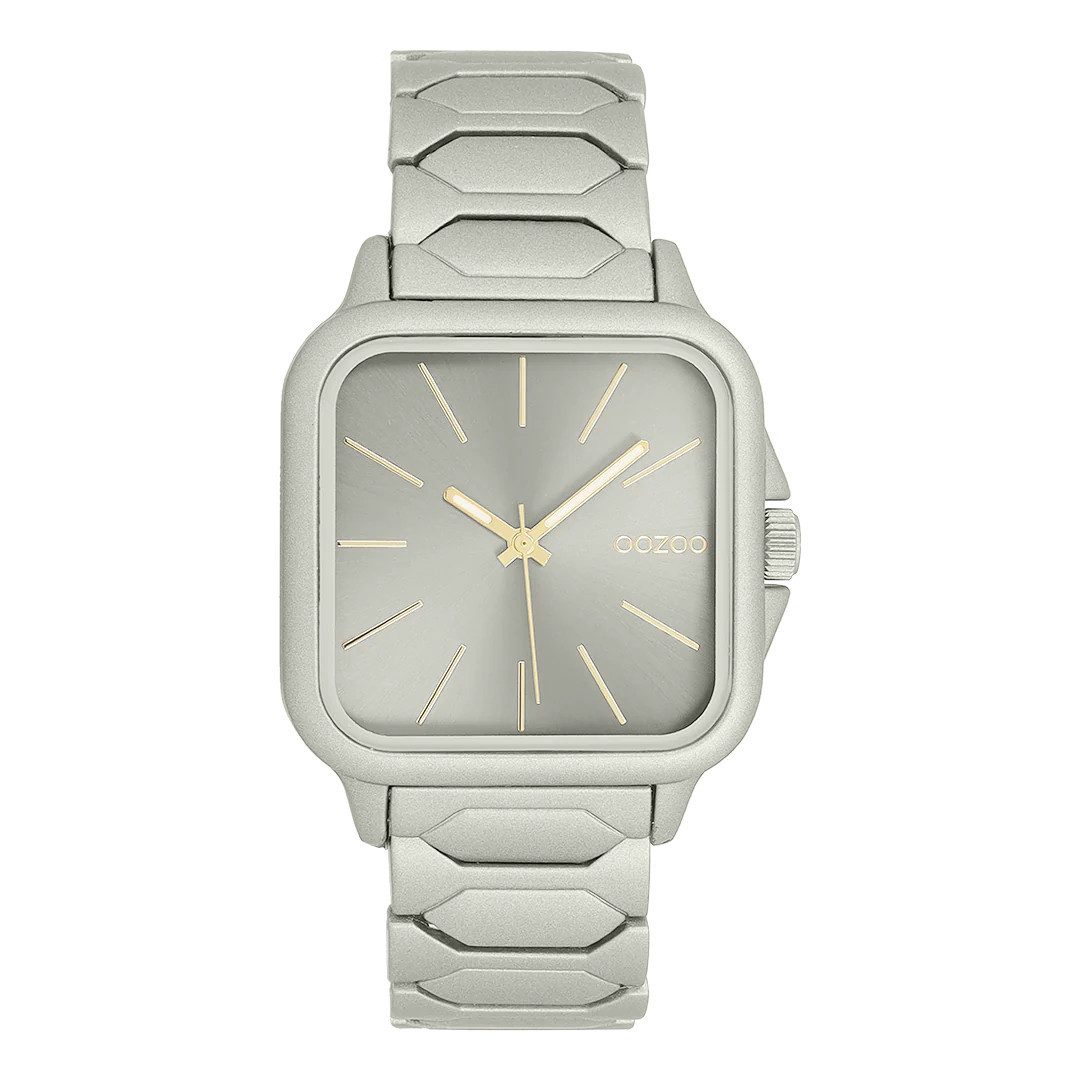 Quarzuhr Armbanduhr C11660 36x36 mm Silber Matt Edelstahlband Quarz