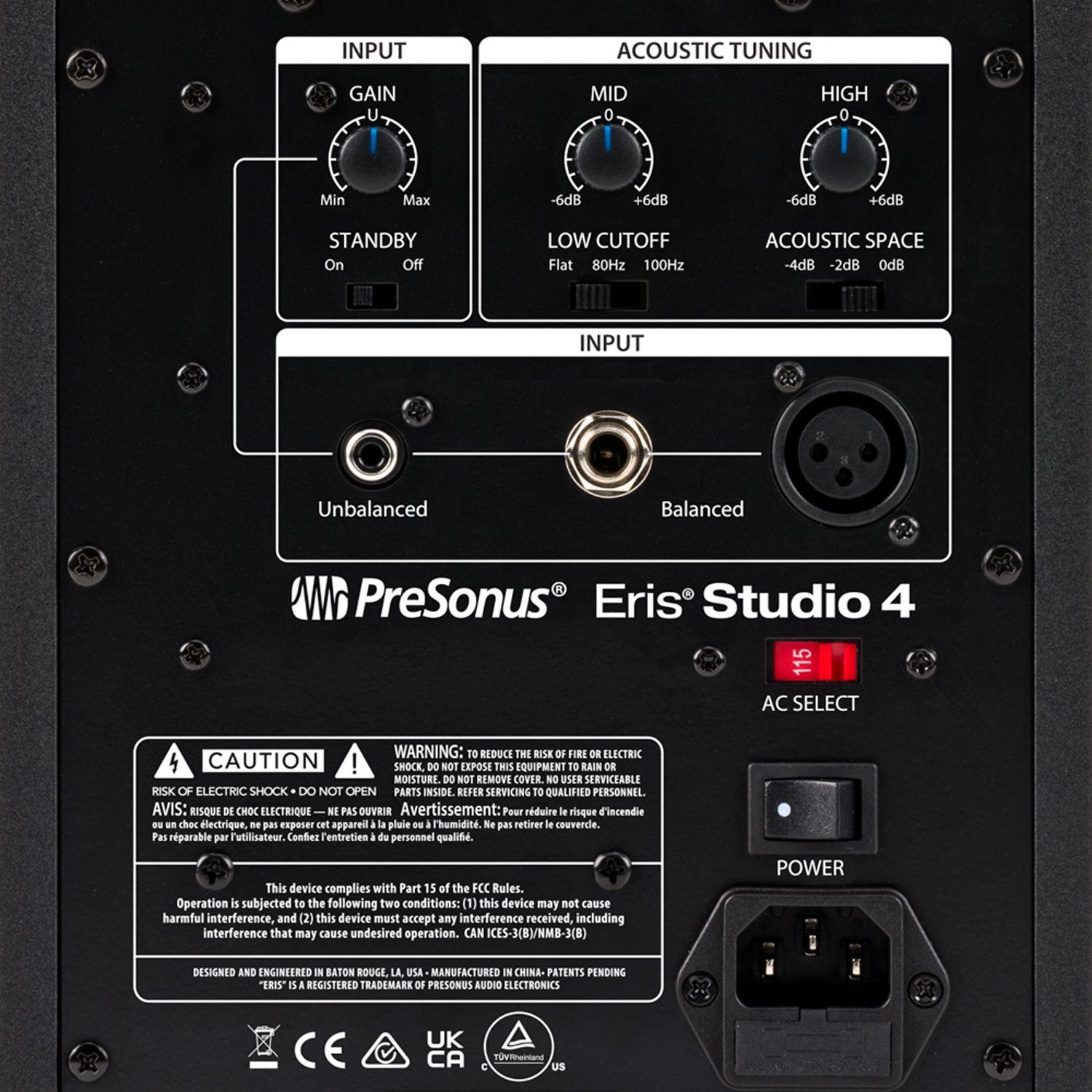 (Aktive W) Studio 50 Eris Presonus Monitor-Box, 4 PC-Lautsprecher