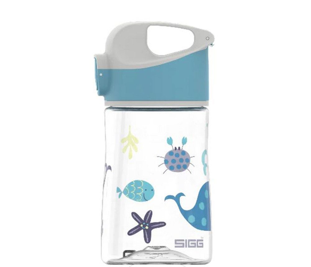 Sigg Trinkflasche robuste Kunststoff-Trinkflasche einen integrierten Strohhalm, SIGG Trinkflasche Miracle Kids 0.35 L
