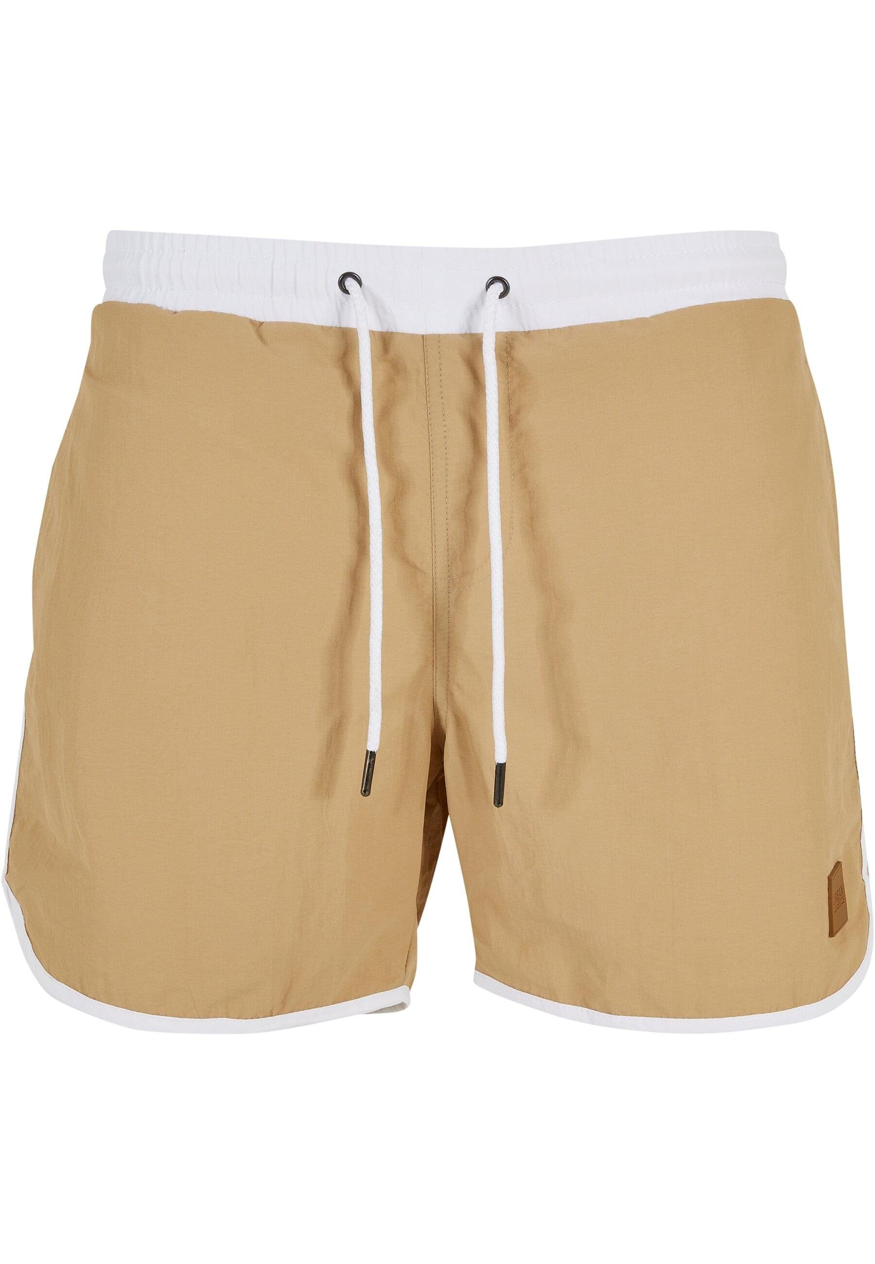 URBAN CLASSICS Badeshorts Urban Classics Herren Retro Swimshorts