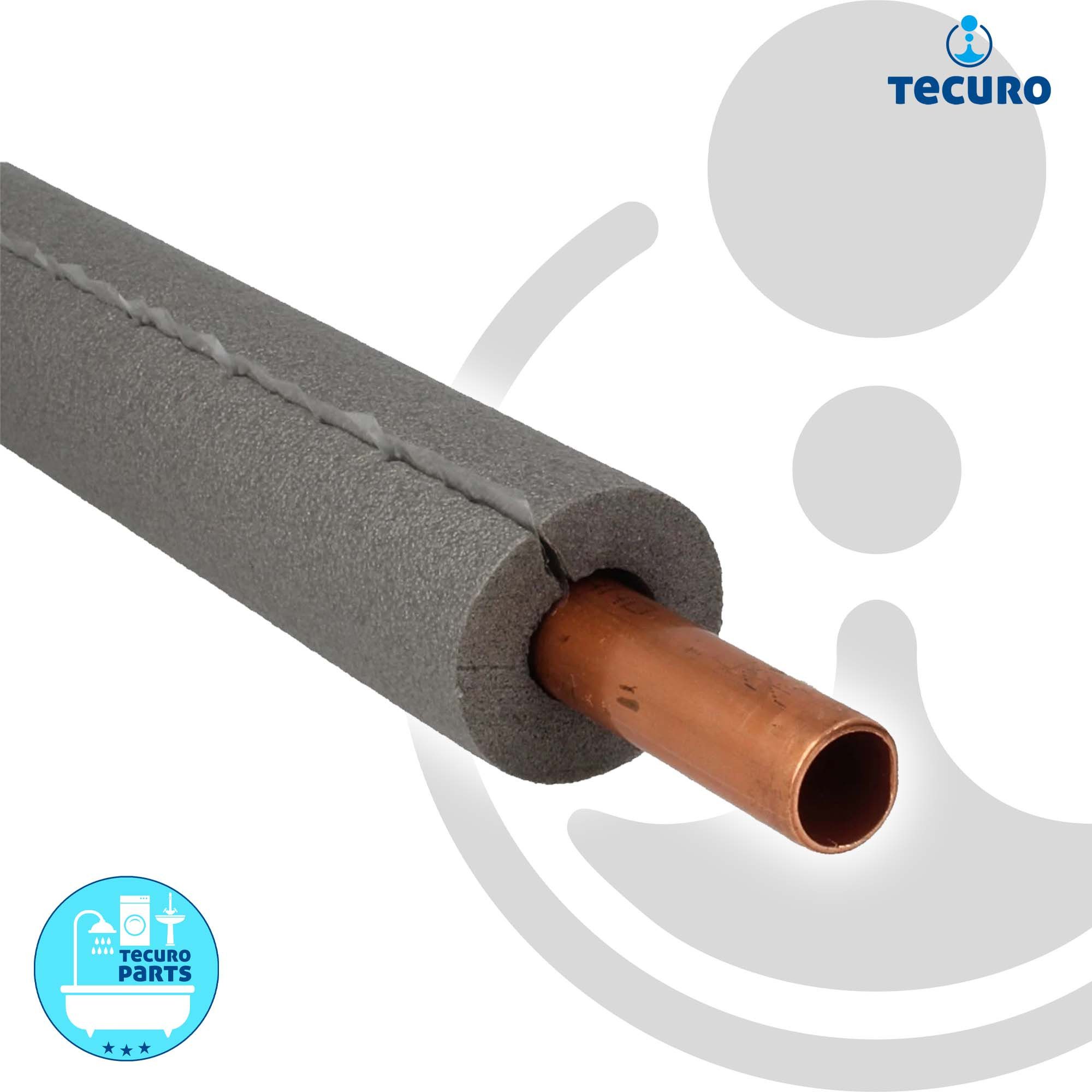 tecuro Isolierband PE Isoliertape Wickelband 10 m x 50 mm x 3 mm, für Rohrisolierung