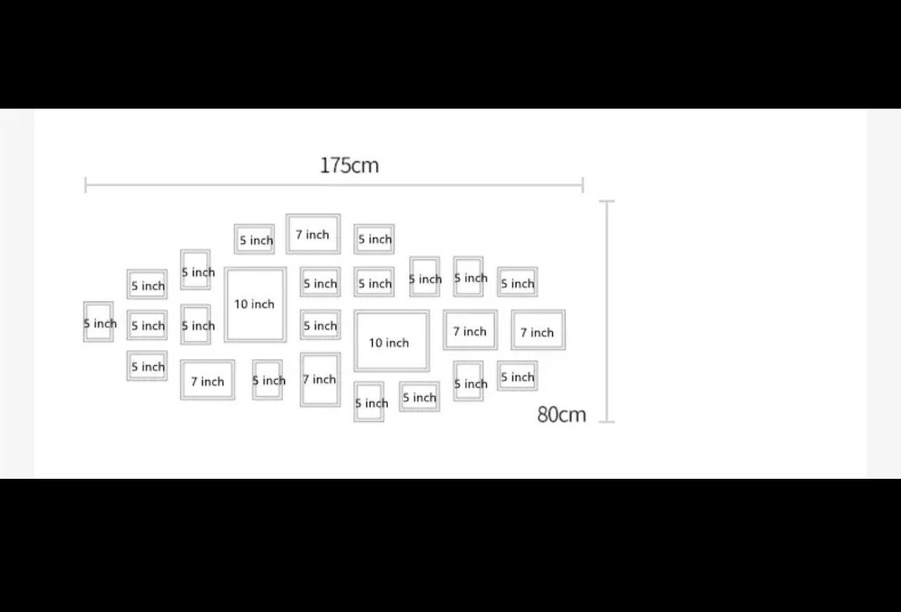 little dove Bilderrahmen Bilderrahmen-Set Fotowand hölzerne Fotorahmenwand günstig online kaufen