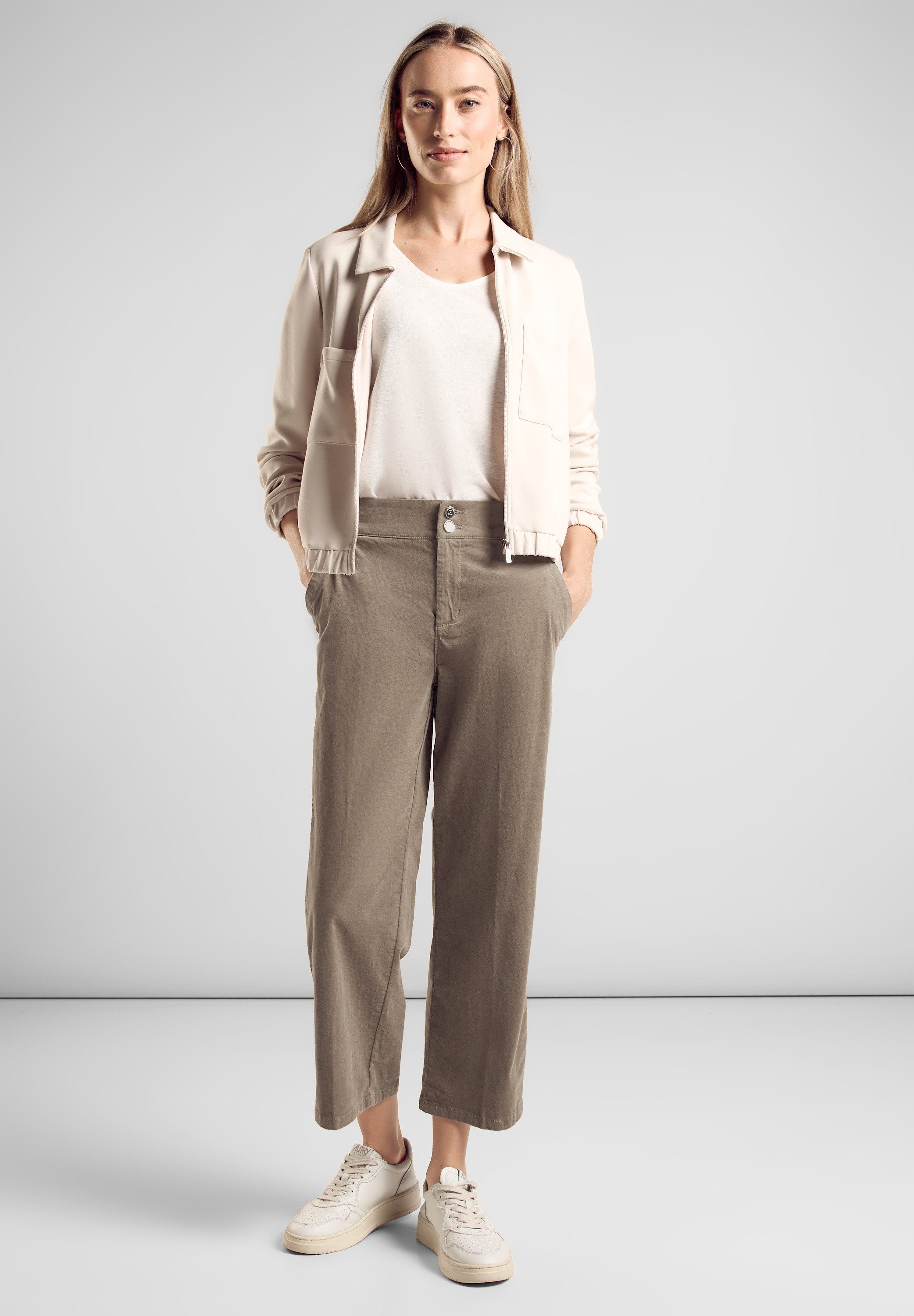 STREET ONE Cordhose aus Baumwolle mit Stretchanteil