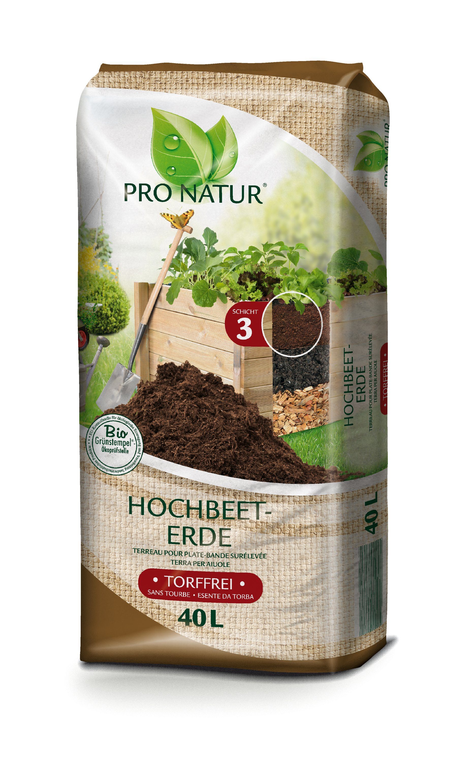 Pro Natur Bio-Erde Bio Hochbeeterde