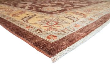 Wollteppich Ziegler Teppich handgeknüpft braun, morgenland, rechteckig, Höhe: 6 mm