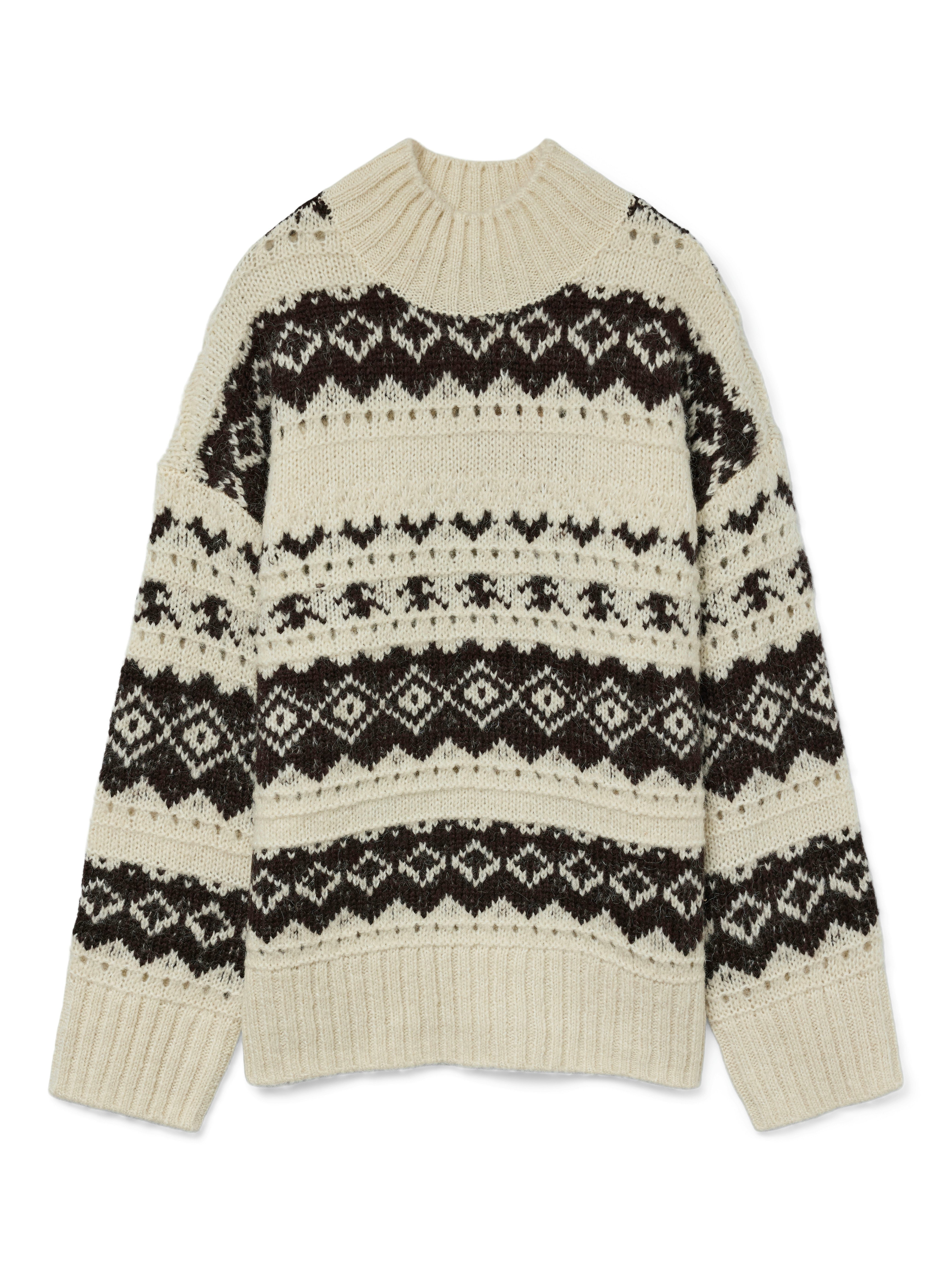 Vero Moda Strickpullover VMAMPLE LS HIGH NECK PULLOVER BOO