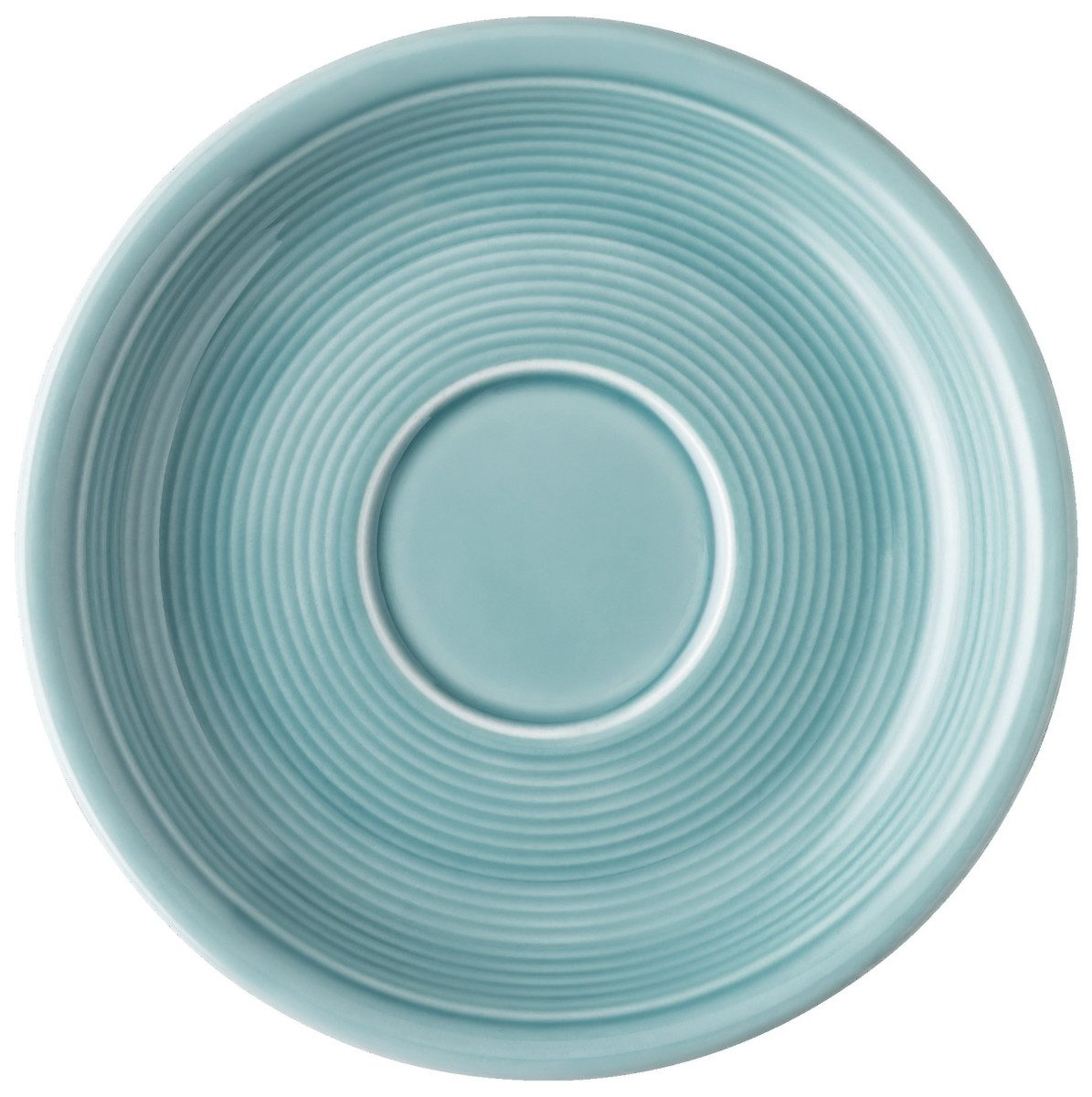 Thomas Porzellan Untertasse Trend Colour Ice Blue Kaffee-Untertasse 14 cm, Untertasse