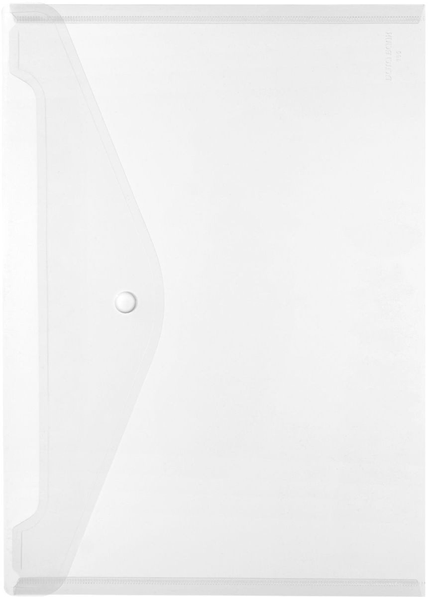 Herlitz A4 Dokumententasche Aus Stabilem PP – Glasklar Mit Praktischem Druckknopf – 6er Pack
