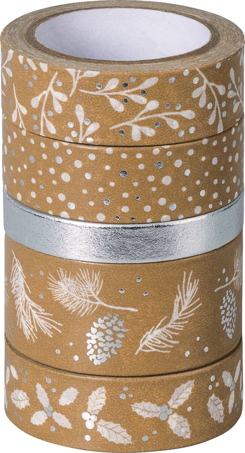 Heyda Klebeband Natur Mix 5er-Set günstig online kaufen