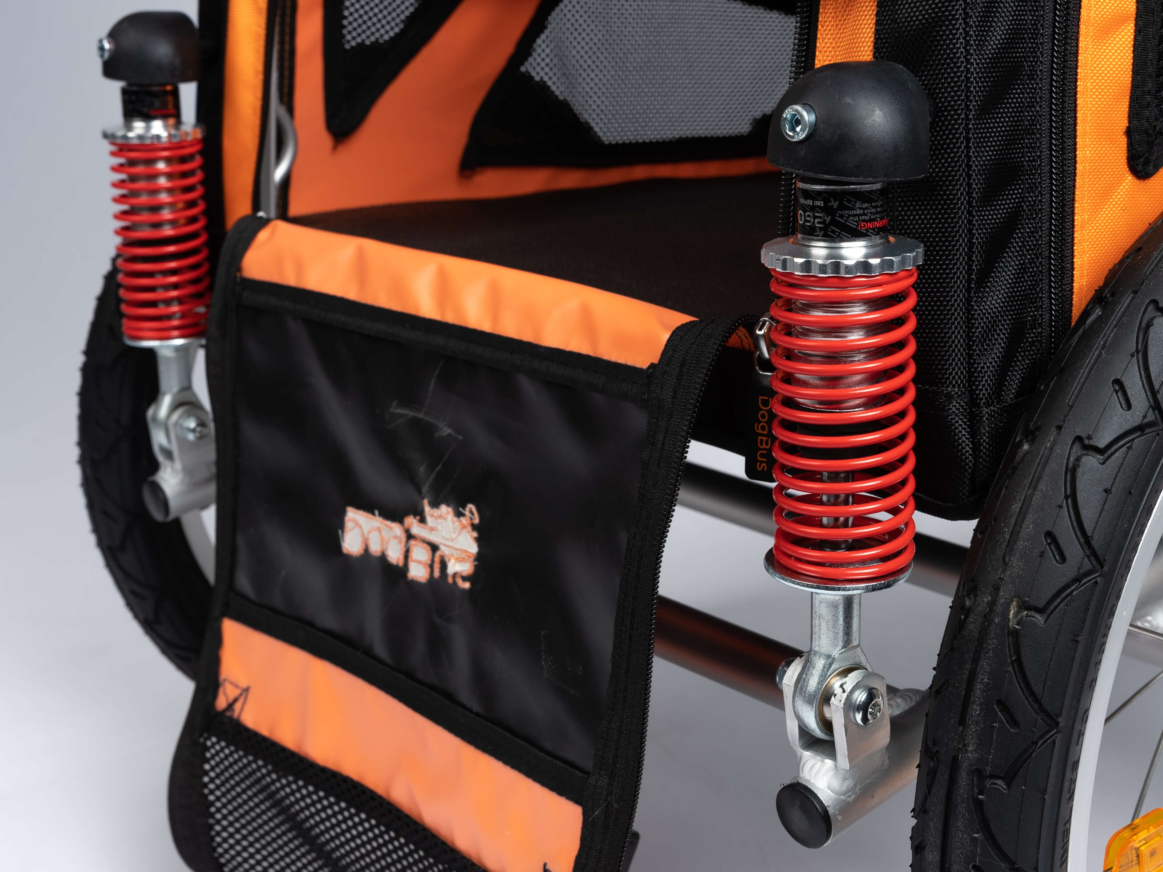 TrendPet DogBus M bicycle dog trailer, with parking brakes and comfort suspension