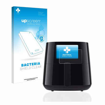 upscreen Schutzfolie für Philips Essential Airfryer XL HD927X, Displayschutzfolie, Folie Premium klar antibakteriell
