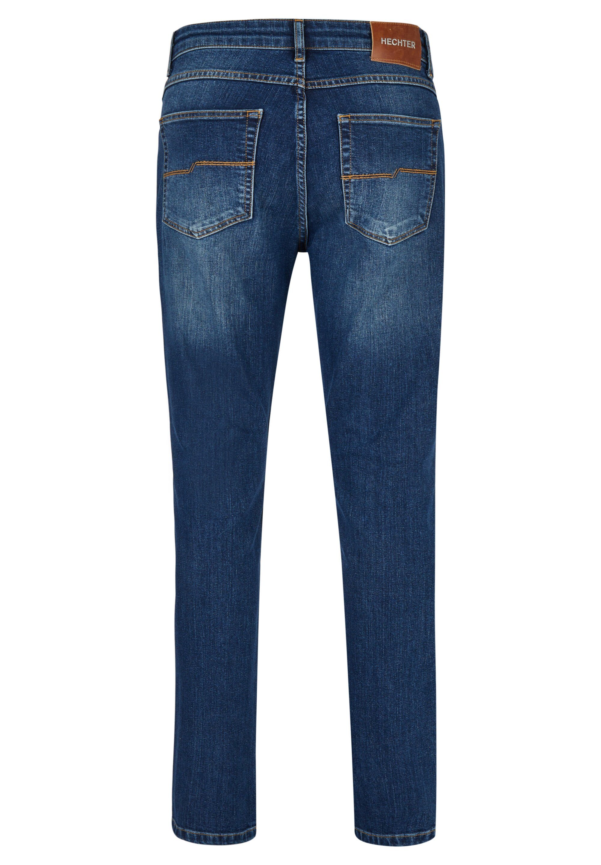 Unimuster HECHTER 5-Pocket-Jeans blue dark PARIS