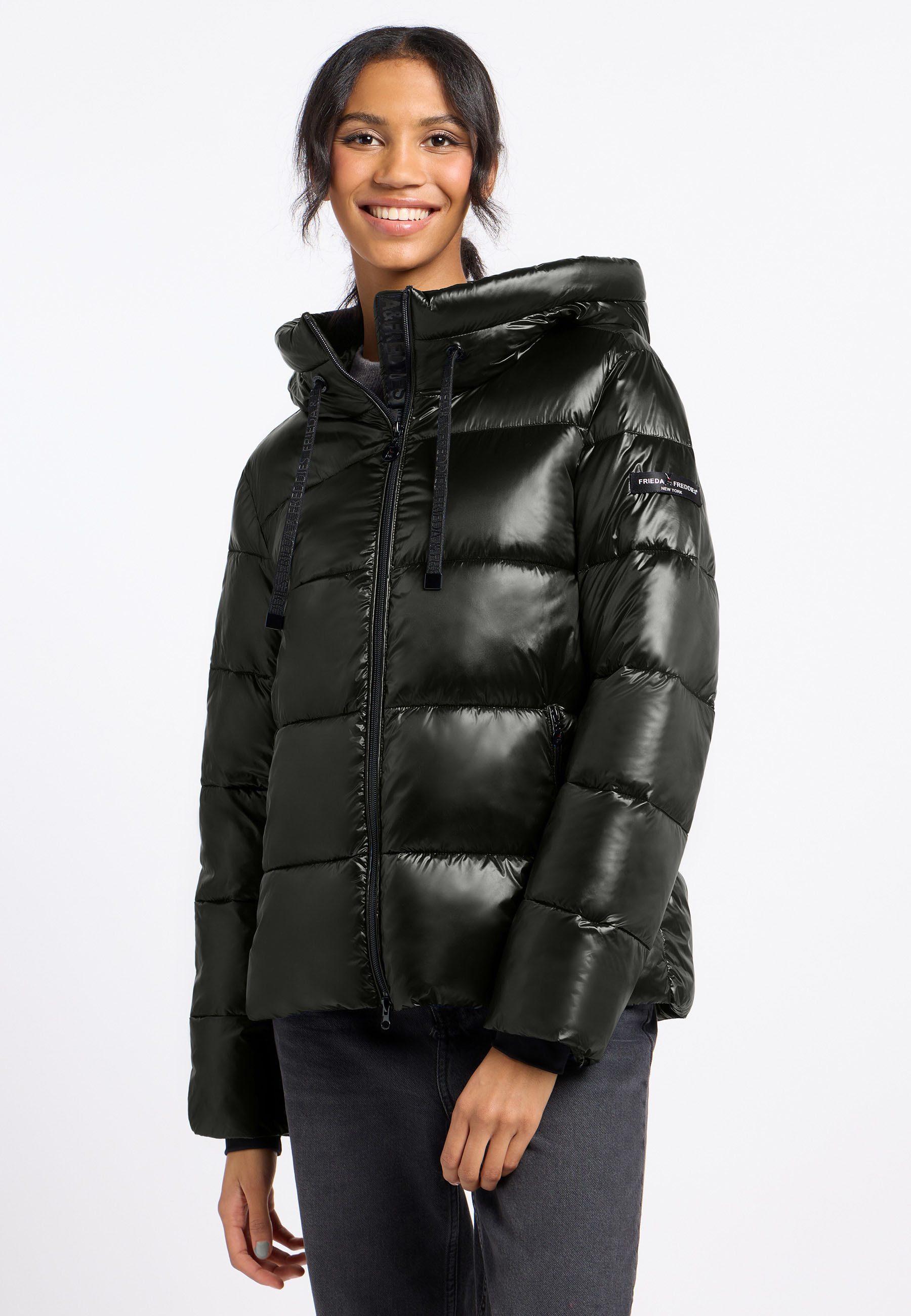 Frieda & Freddies Winterjacke Frieda & Freddies Steppjacke mit Kapuze