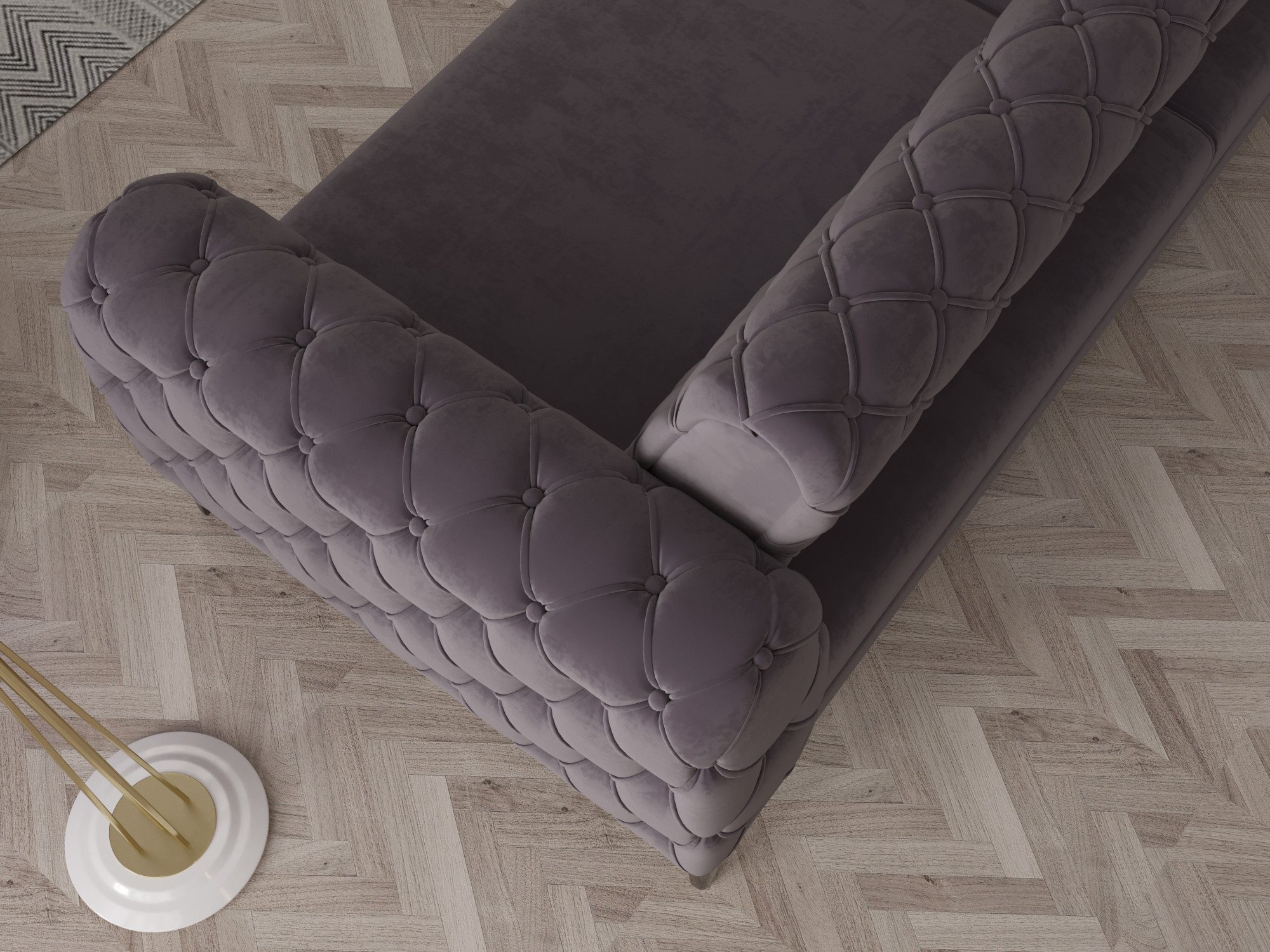 Möbeldreams Chesterfield-Sofa Sofa-Set Arizona Chesterfield Schlaffunktion günstig online kaufen