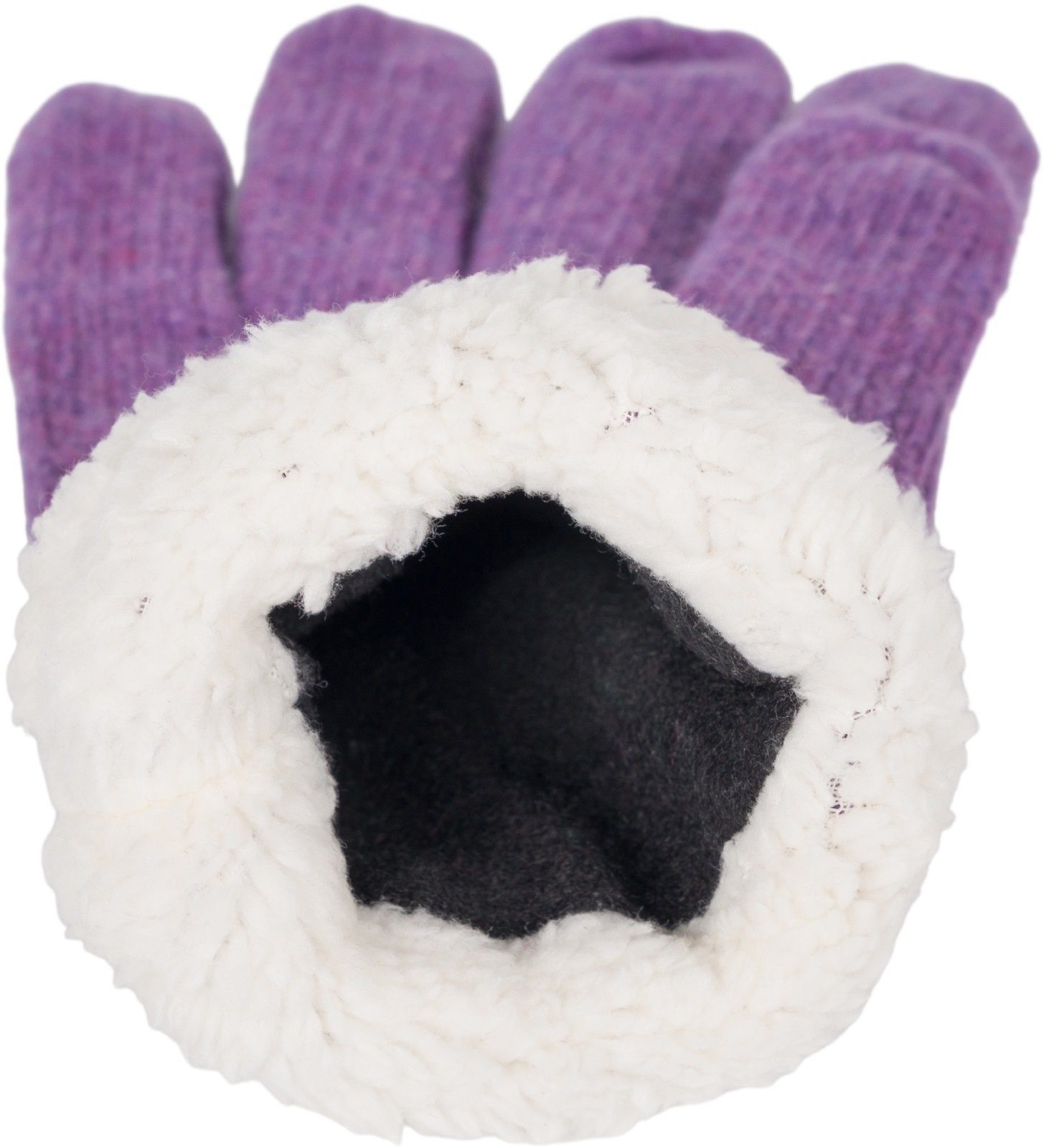 styleBREAKER Strickhandschuhe Strickhandschuhe mit Strass und Fleece (1-St) günstig online kaufen