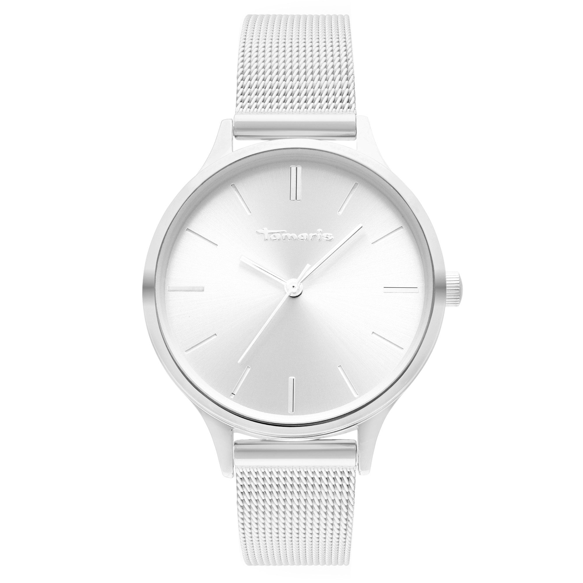 Tamaris Quarzuhr New Mesh TT-0238-MQ, Armbanduhr, Damenuhr, analog