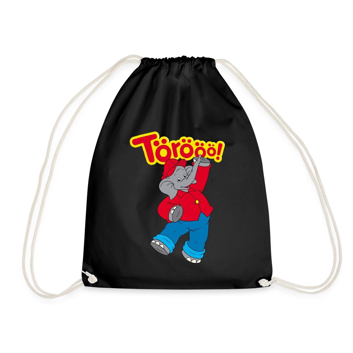 Spreadshirt Turnbeutel Benjamin Blümchen Tanzend Törööö Turnbeutel (1-tlg)