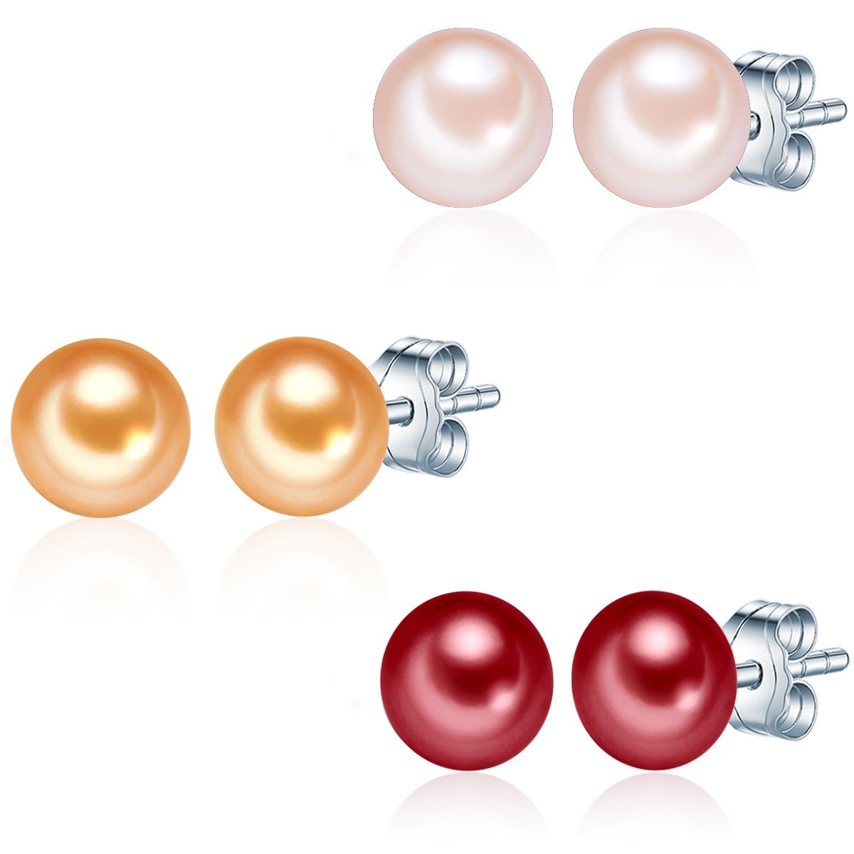 Valero Pearls Perlenohrringe silber, aus Süßwasser-Zuchtperlen günstig online kaufen