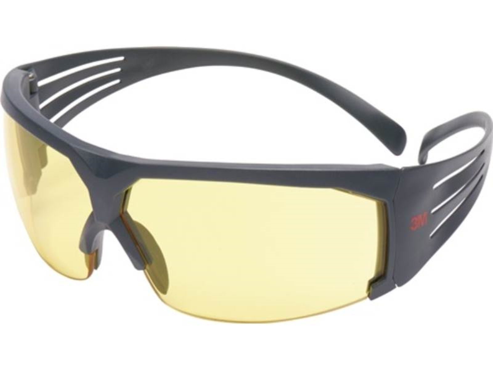 3M Arbeitsschutzbrille Schutzbrille SecureFit™-SF600 EN 166 Bügel grau,Scheibe gelb PC 3M