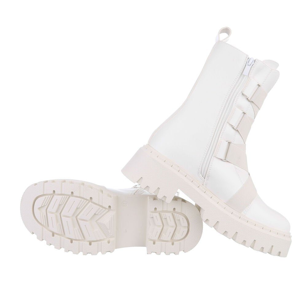 Ital-Design Damen Freizeit Plateaustiefelette (84648312) Blockabsatz günstig online kaufen