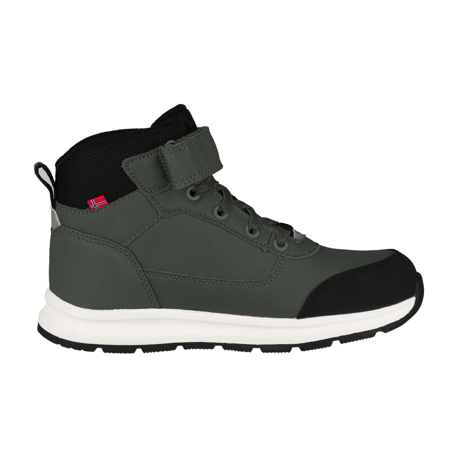 TROLLKIDS KIDS STAVANGER MID CUT XT Sneakerboots wasserdicht, Klettverschluss, reflektierende Details