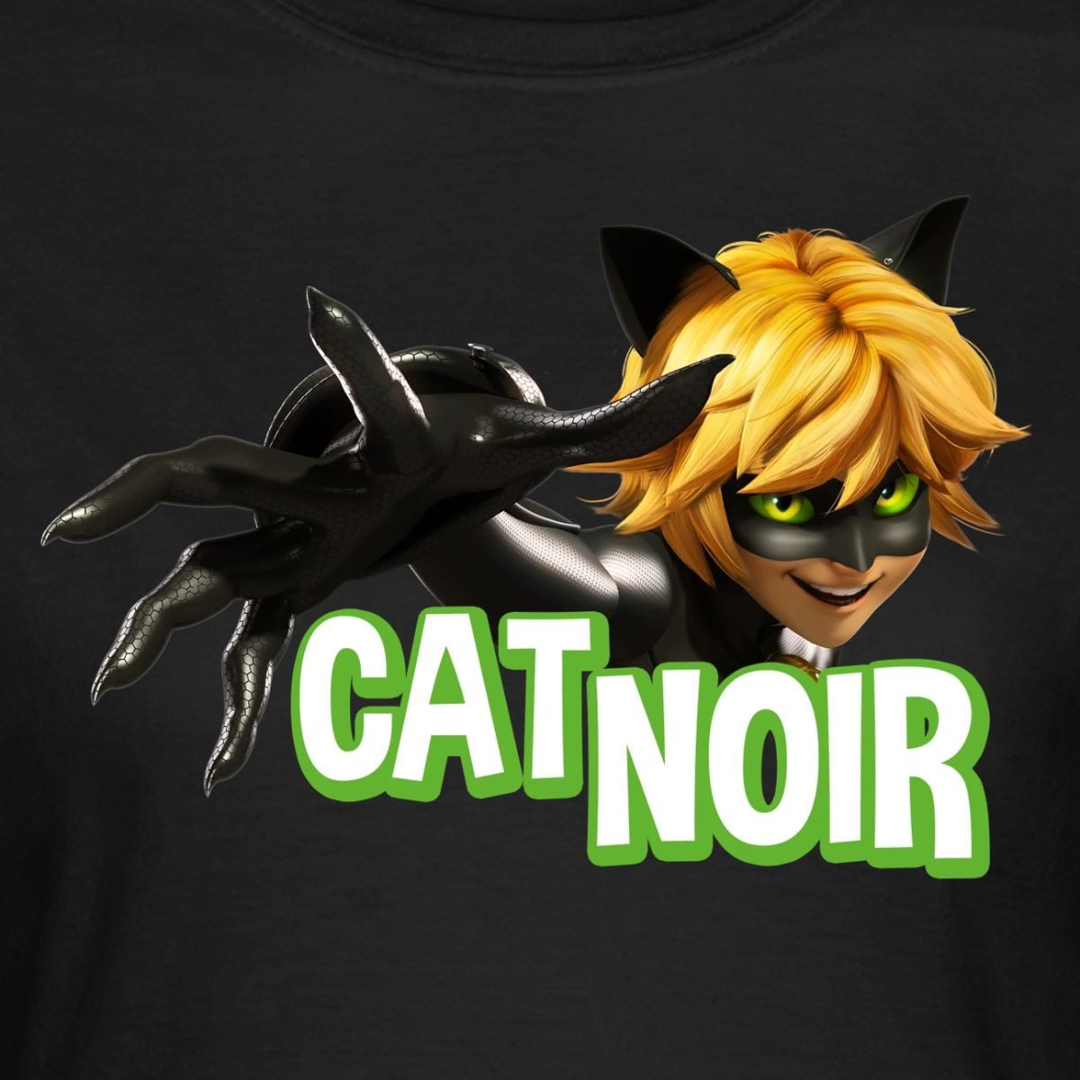 Spreadshirt T-Shirt Miraculous Cat Noir Adrien Frauen T-Shirt (1-tlg) Slim Fit, fällt klein aus