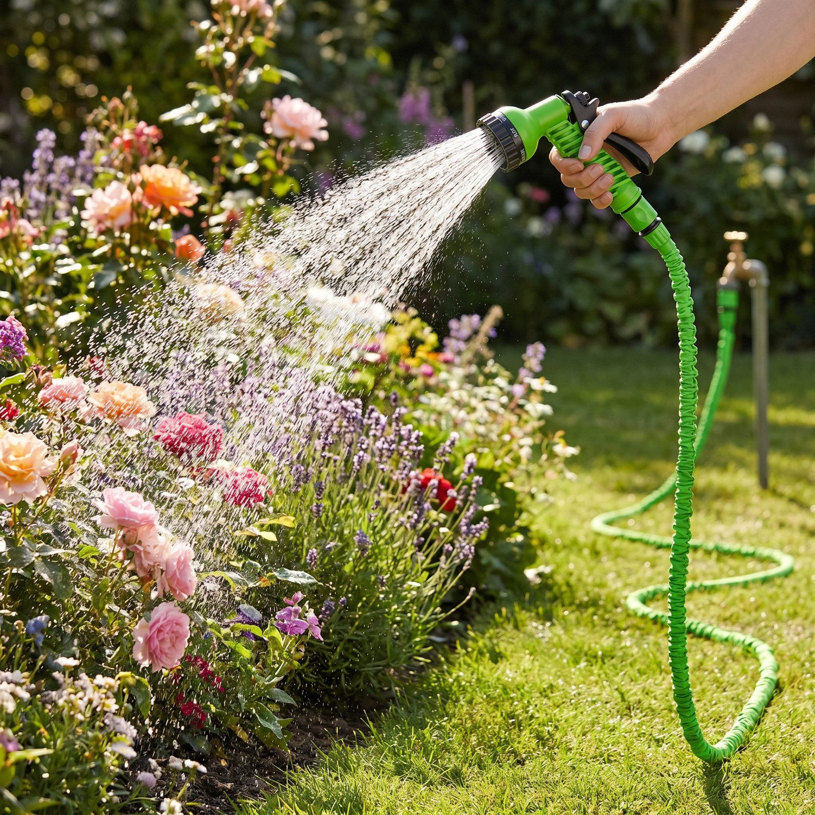 WS-Trend Gartenschlauch Ausziehbarer Gartenschlauch flexibel 30/45/75 m Wasserschlauch