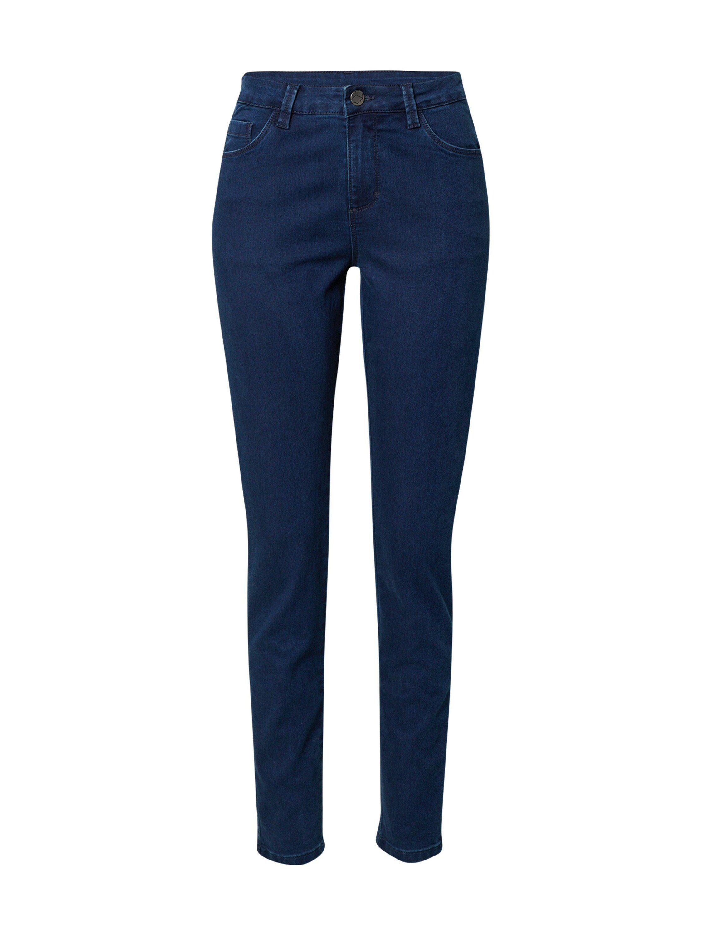 KAFFE Slim-fit-Jeans Vicky (1-tlg) Plain/ohne Details Dark Blue Denim