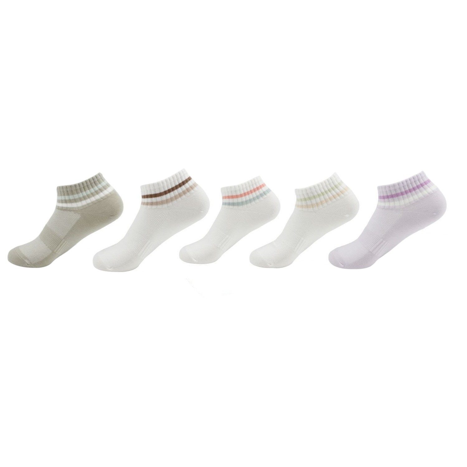 Sneakersocken Damen Sneaker Socken » Set 5 Paar Strümpfe » 5er Pack Sneakersocken