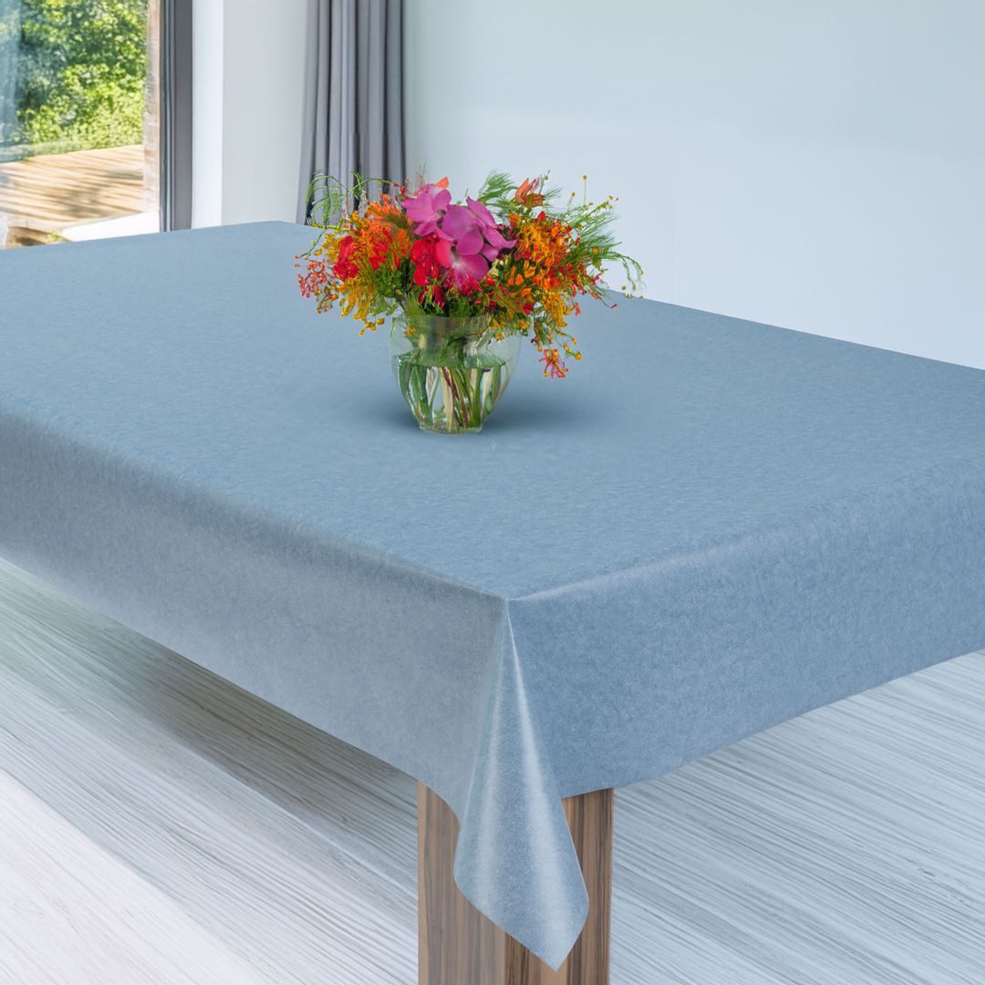 laro Tischdecke Wachstuchtischdecke Uni Style PVC Eckig – Bild 5 von 5