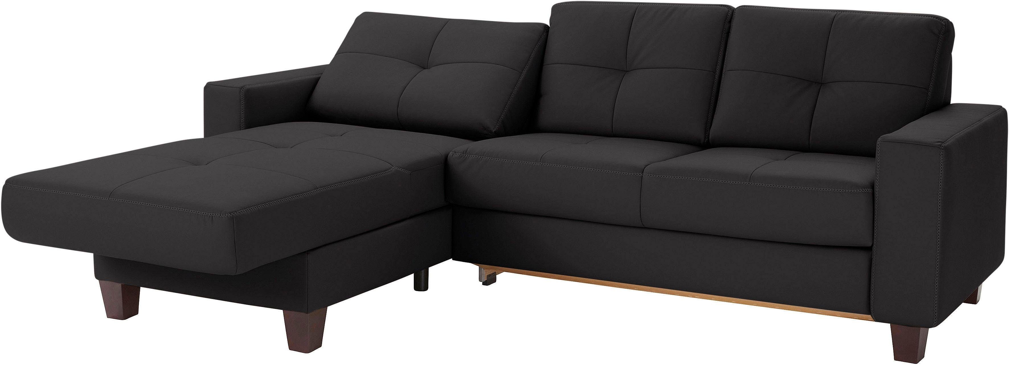 Home affaire Ecksofa Varese, wahlweise mit Bettfunktion und Vorziehfunktion