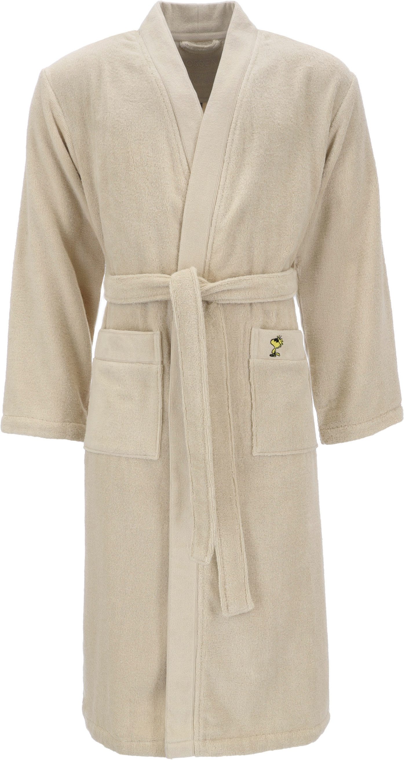Vossen Unisex-Bademantel, Langform, Baumwolle