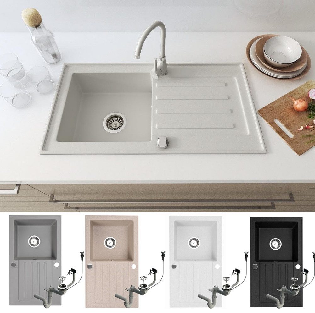 Faizee Möbel Granitspüle Hochwertige Graniteinbauspüle Alisha günstig online kaufen
